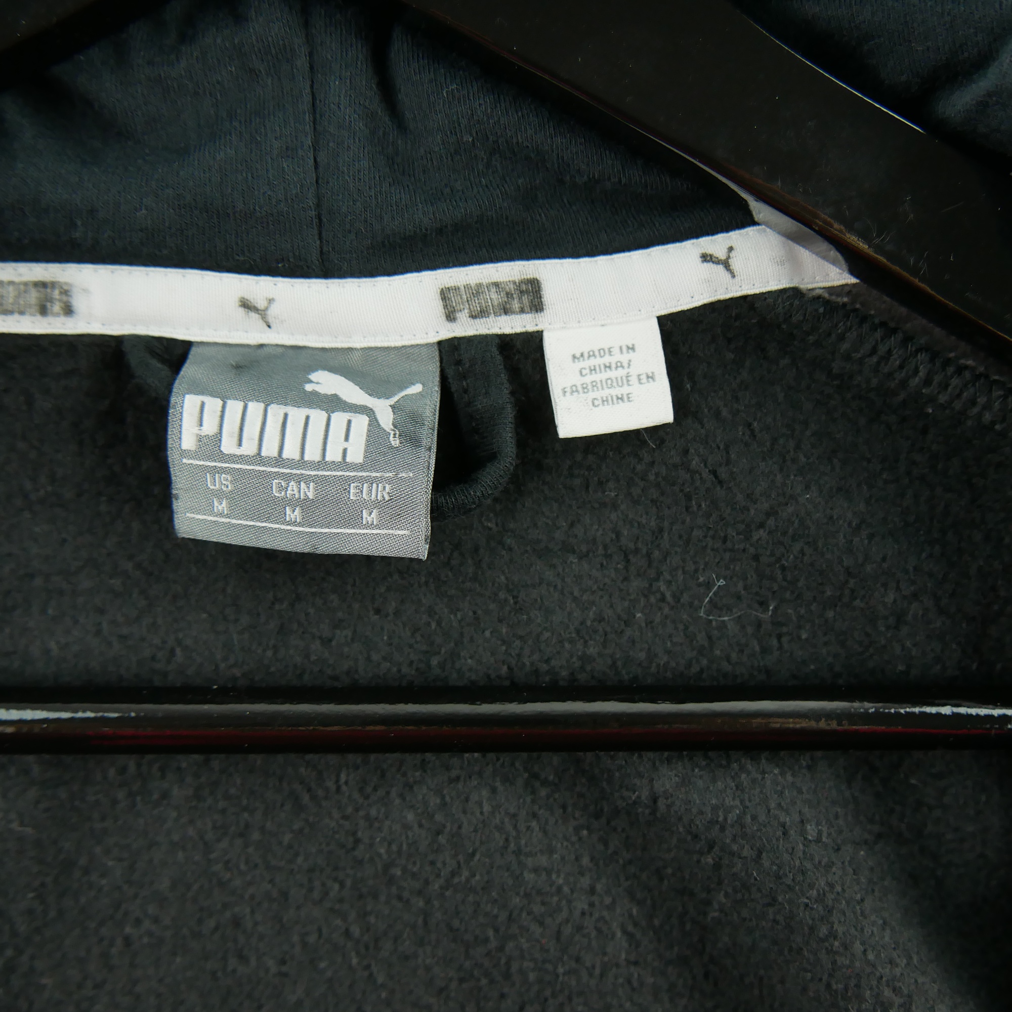 Sweat à capuche Homme  full zip Noir 6