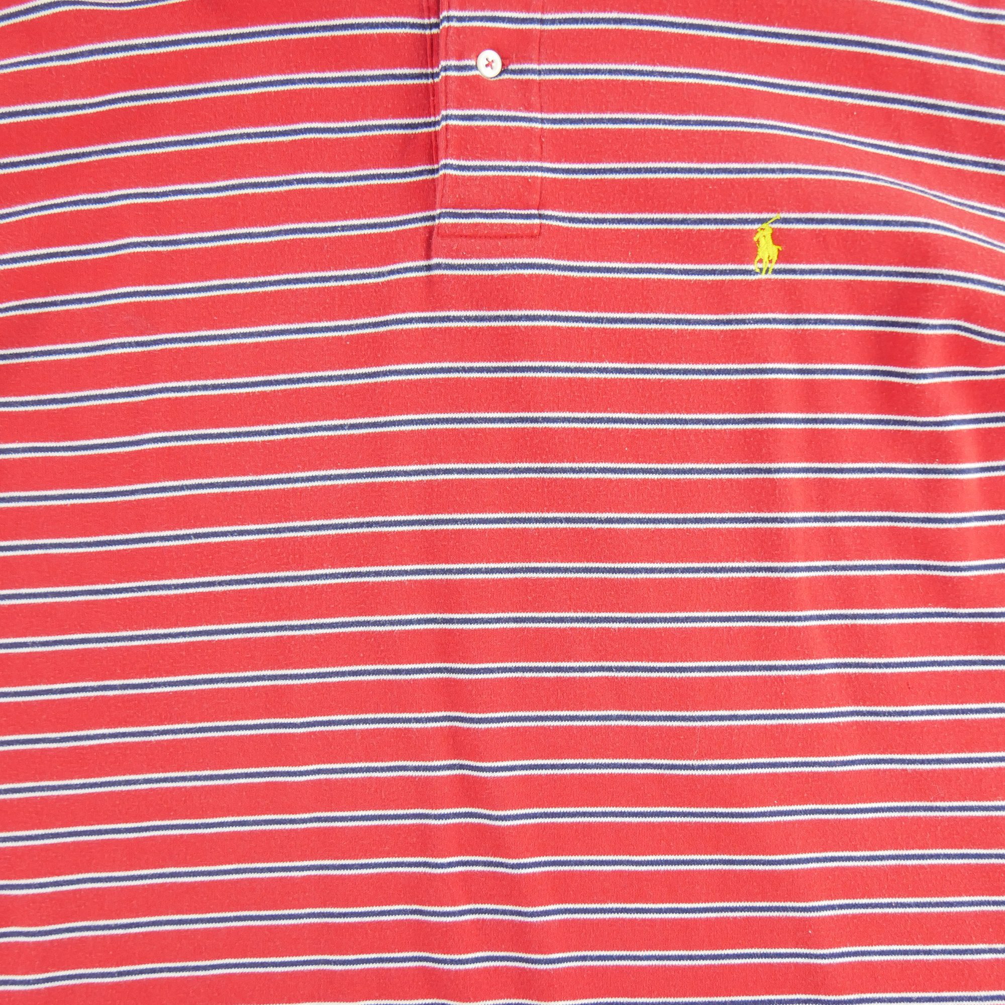 Polo manches courtes Homme  Rouge 4