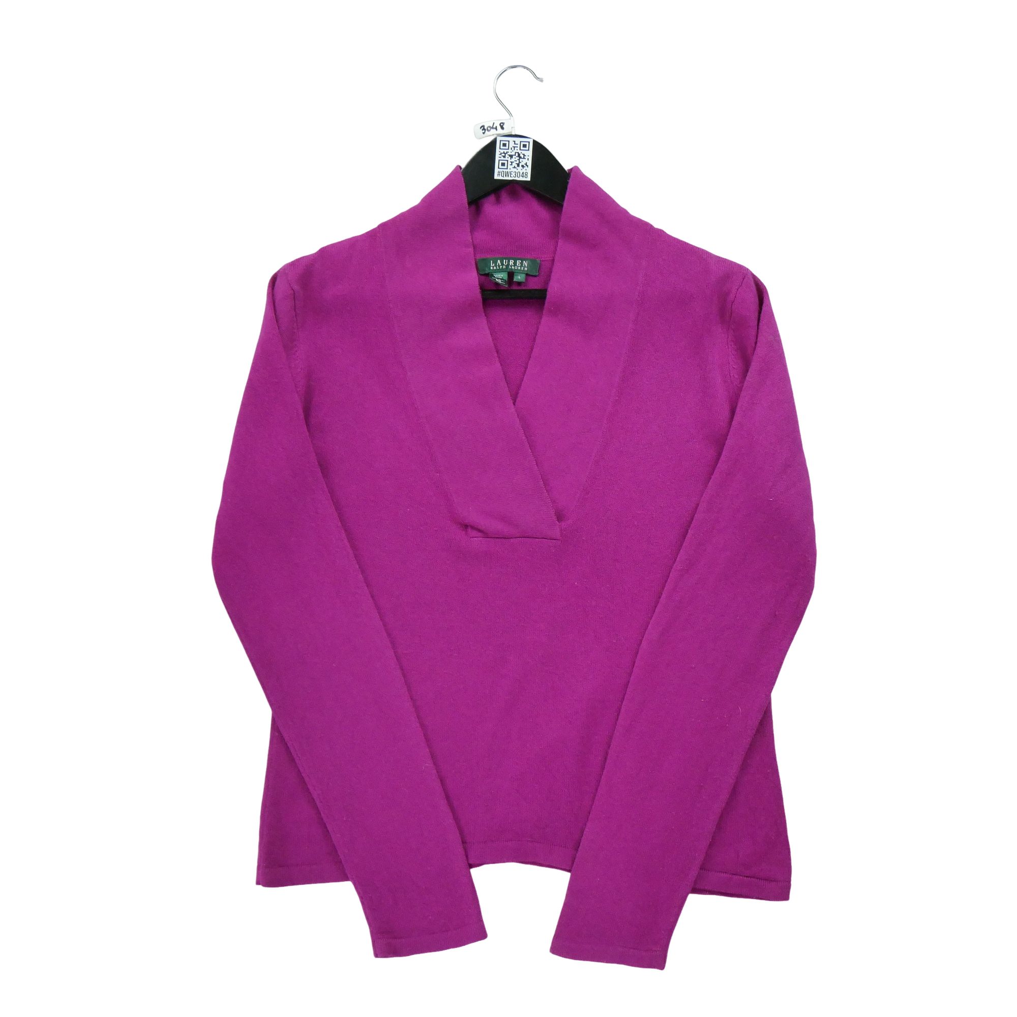Pull Femme  en Soie et Cachemire Violet 1