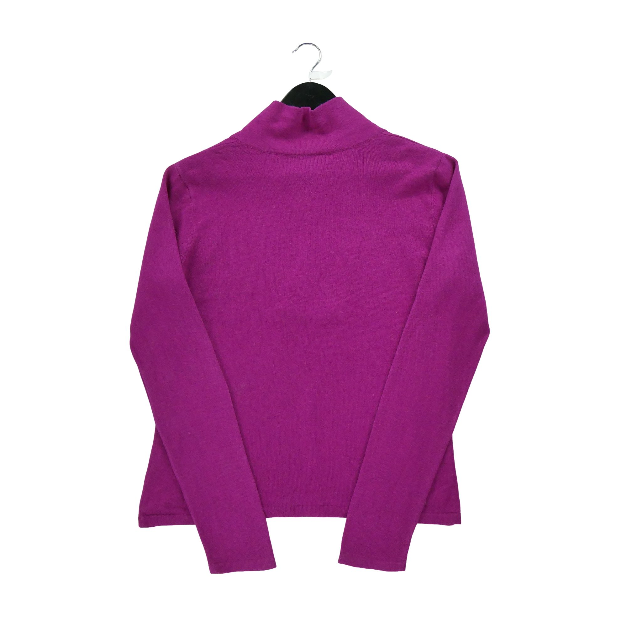 Pull Femme  en Soie et Cachemire Violet 2
