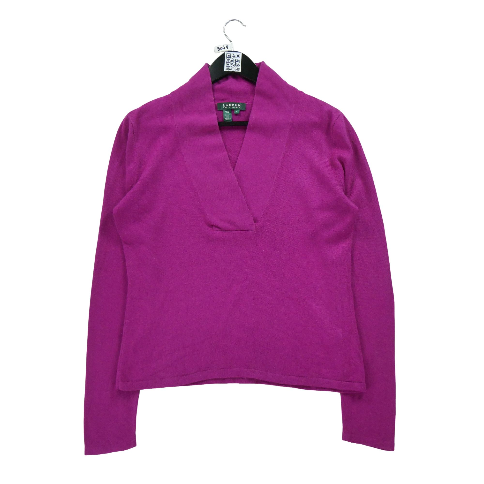 Pull Femme  en Soie et Cachemire Violet 3
