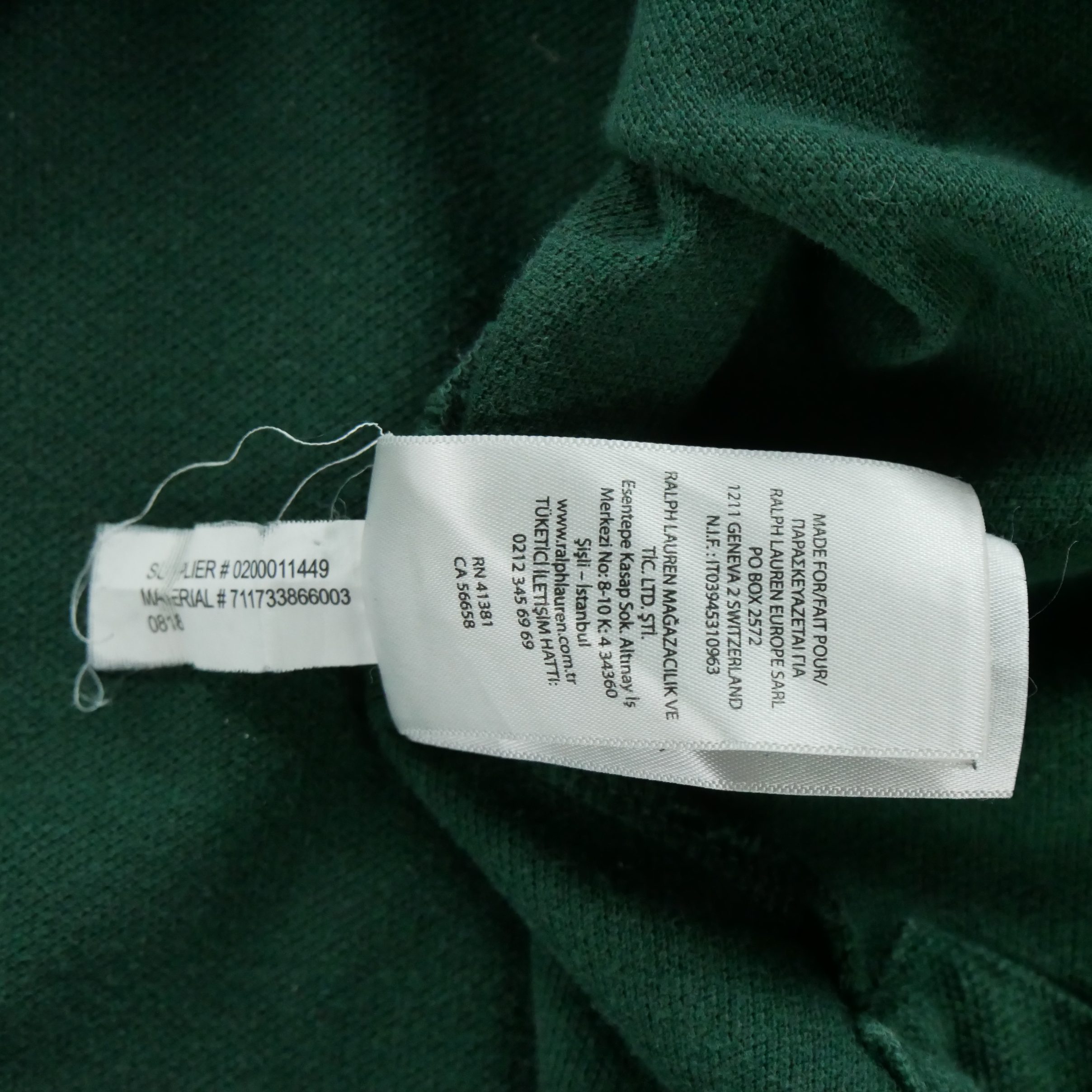 Polo manches courtes Homme  Vert 6
