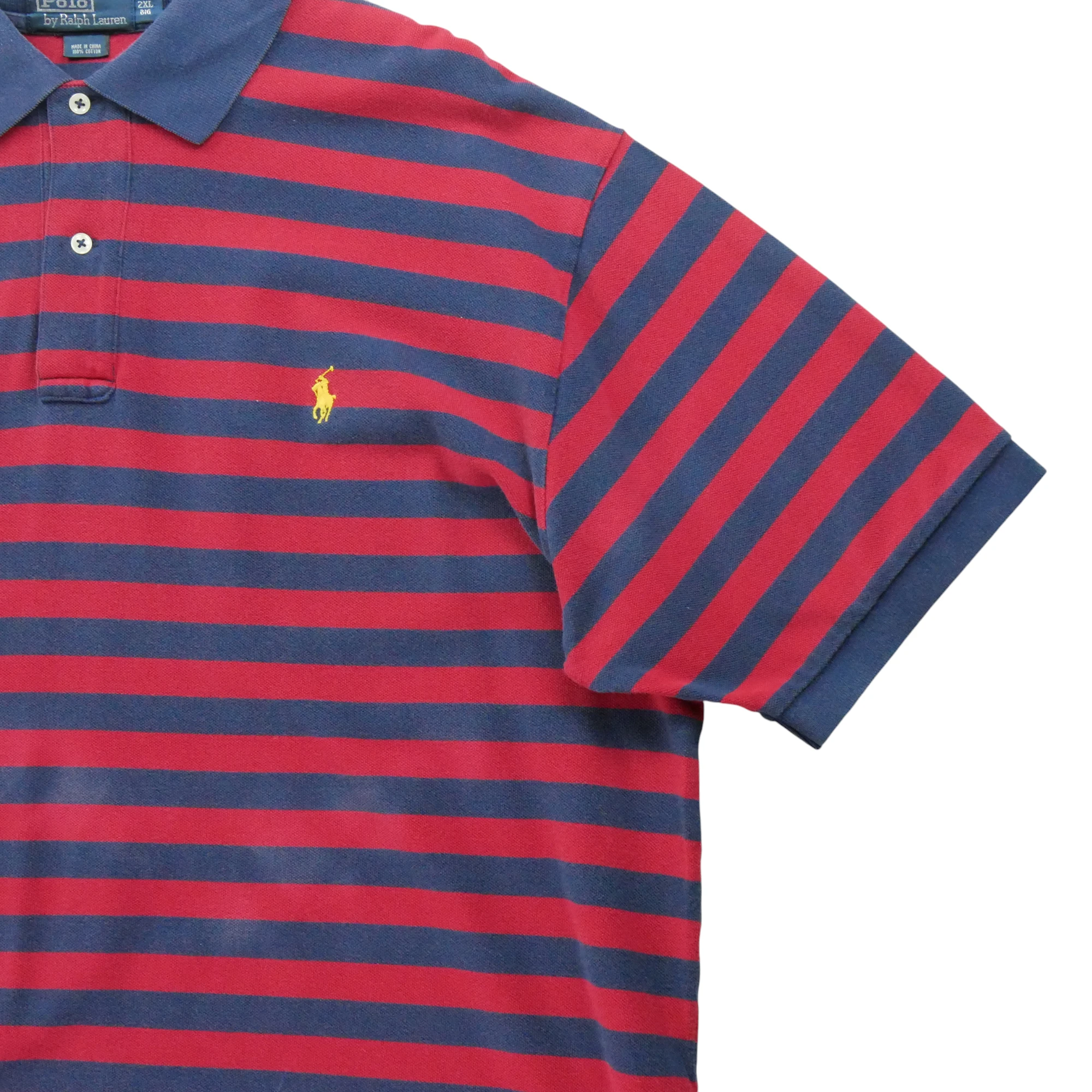 Polo manches courtes Homme  Rouge 4