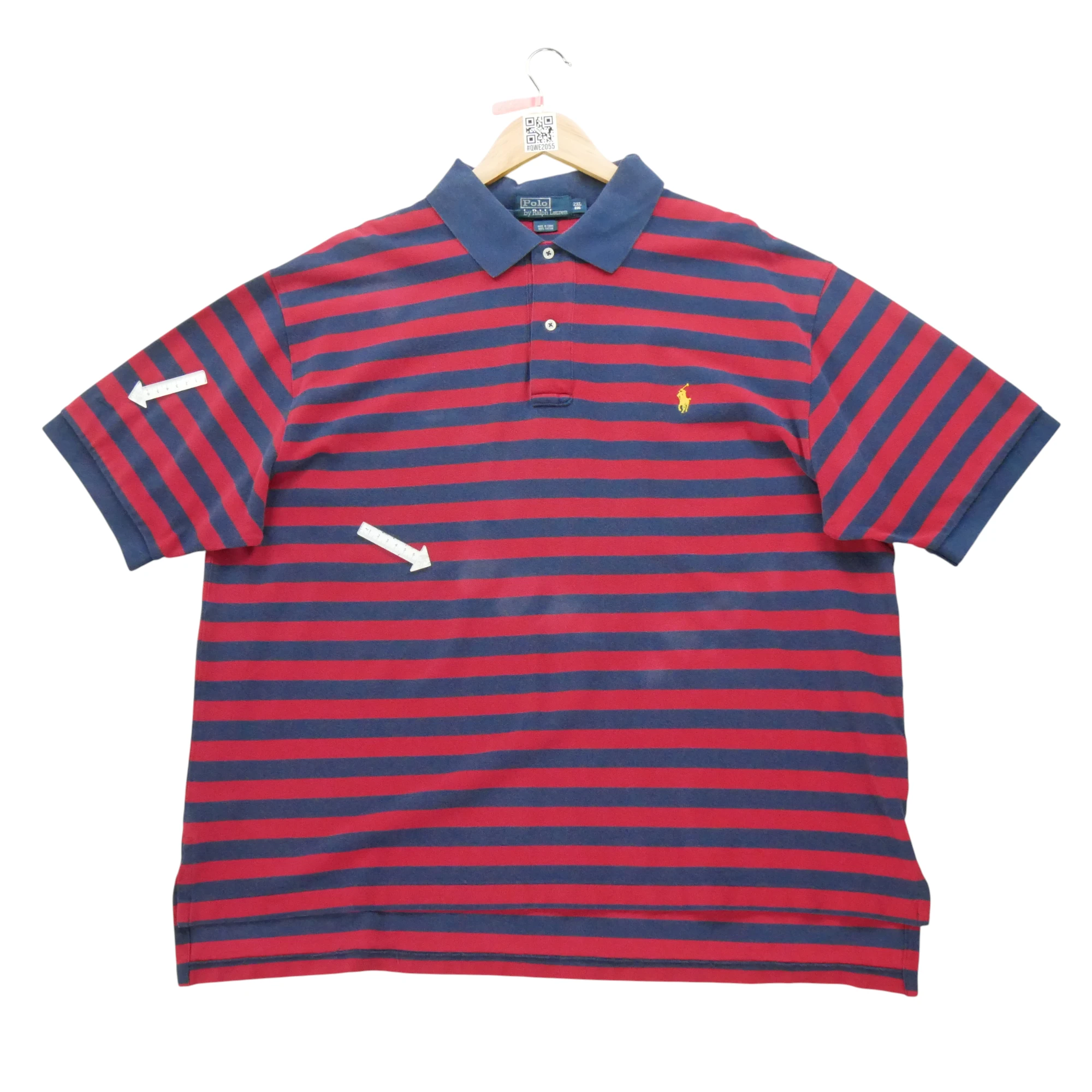 Polo manches courtes Homme  Rouge 5