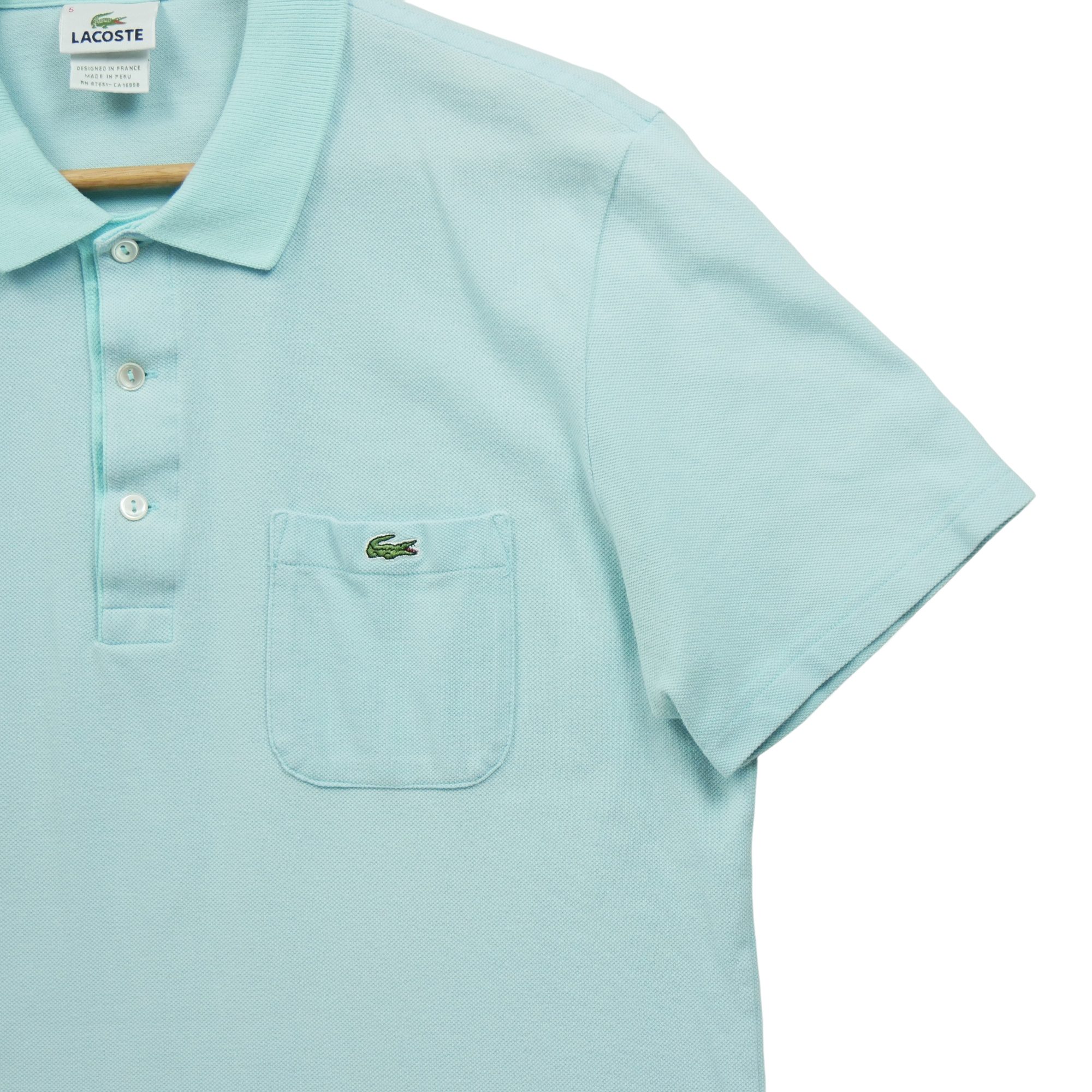 Polo manches courtes Homme  Bleu clair 4