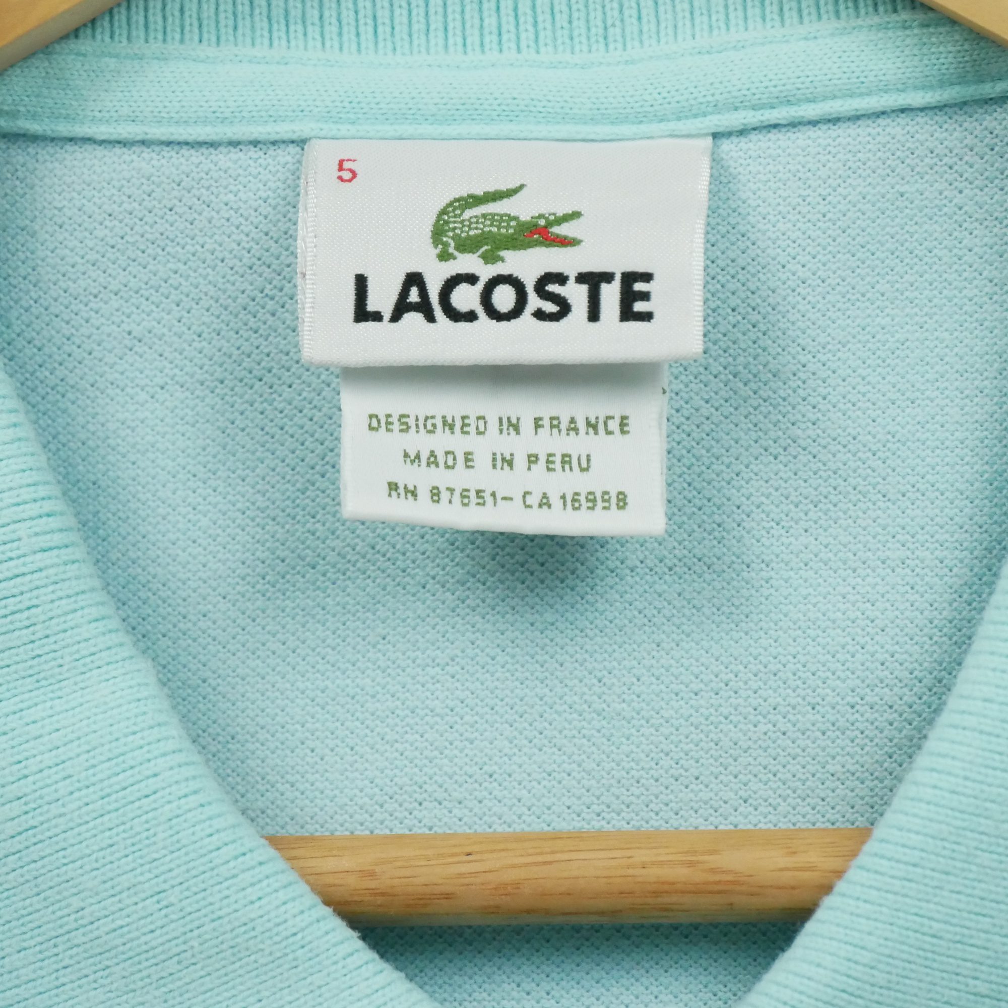Polo manches courtes Homme  Bleu clair 9
