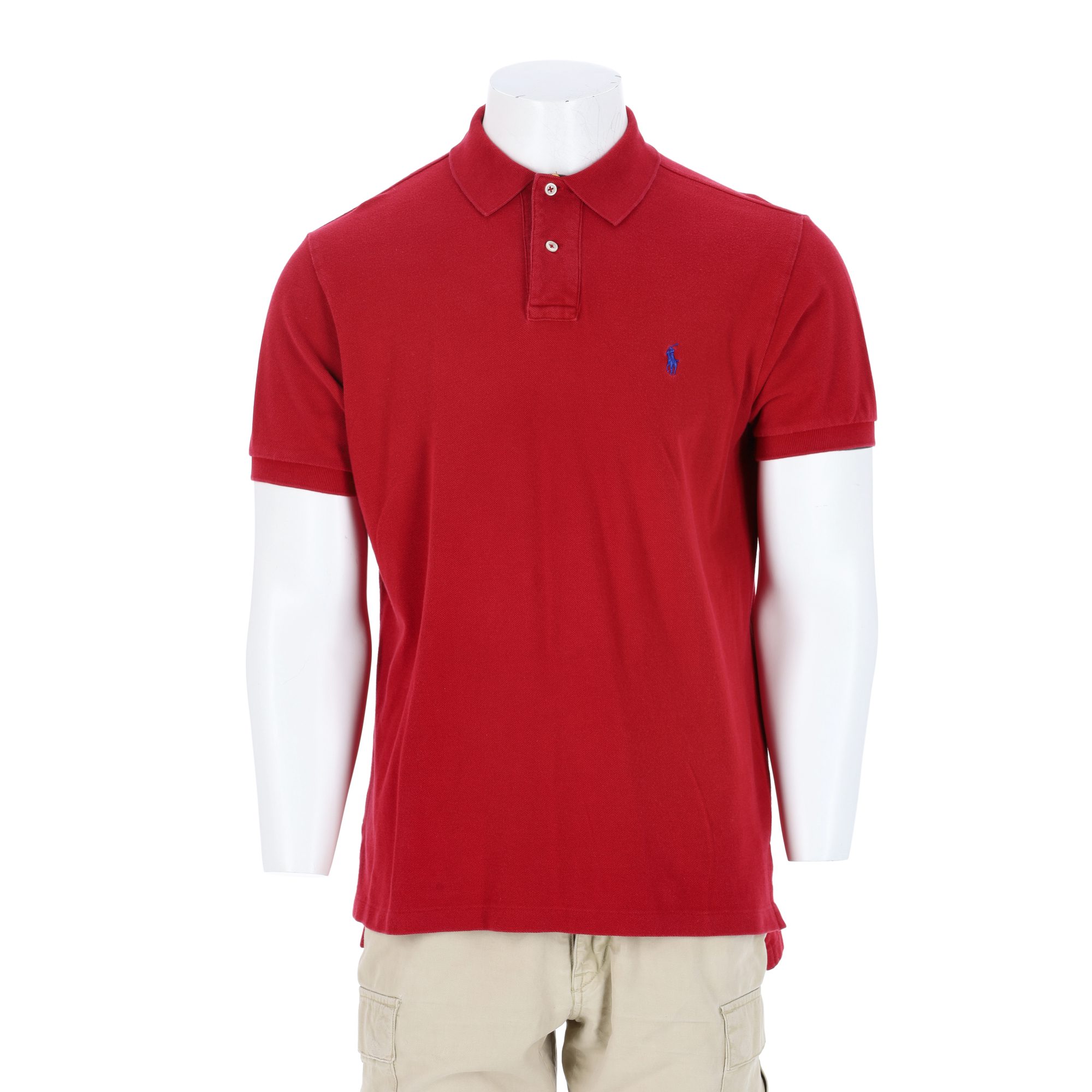 Polo manches courtes Homme  Rouge 1