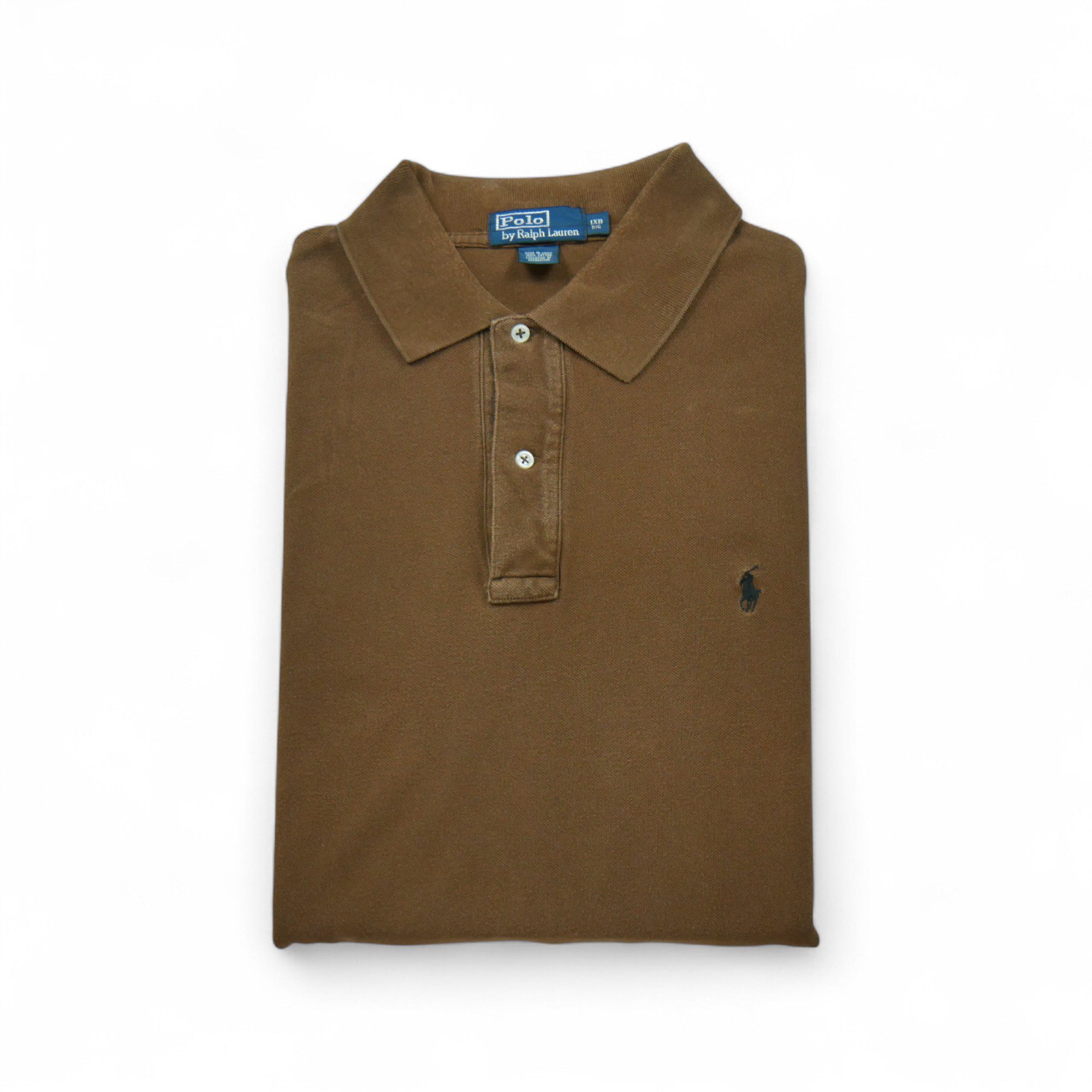 Polo manches longues Homme  Marron 1