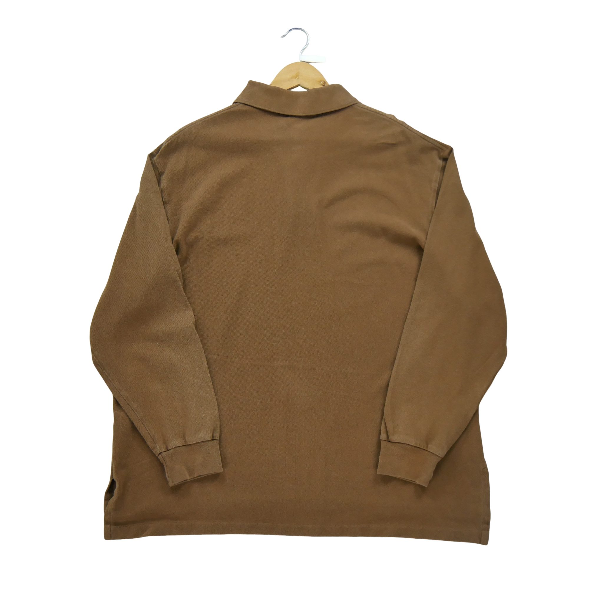 Polo manches longues Homme  Marron 3