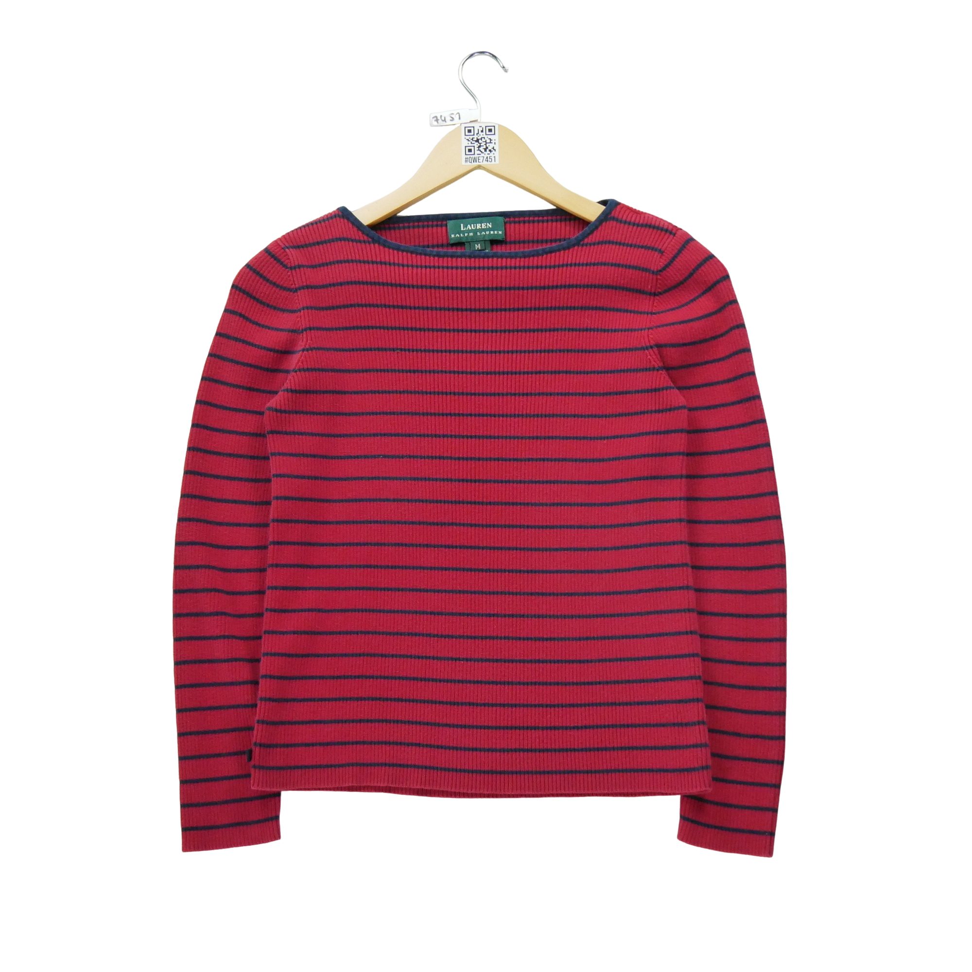 T-shirt manches longues Femme  Rouge 1