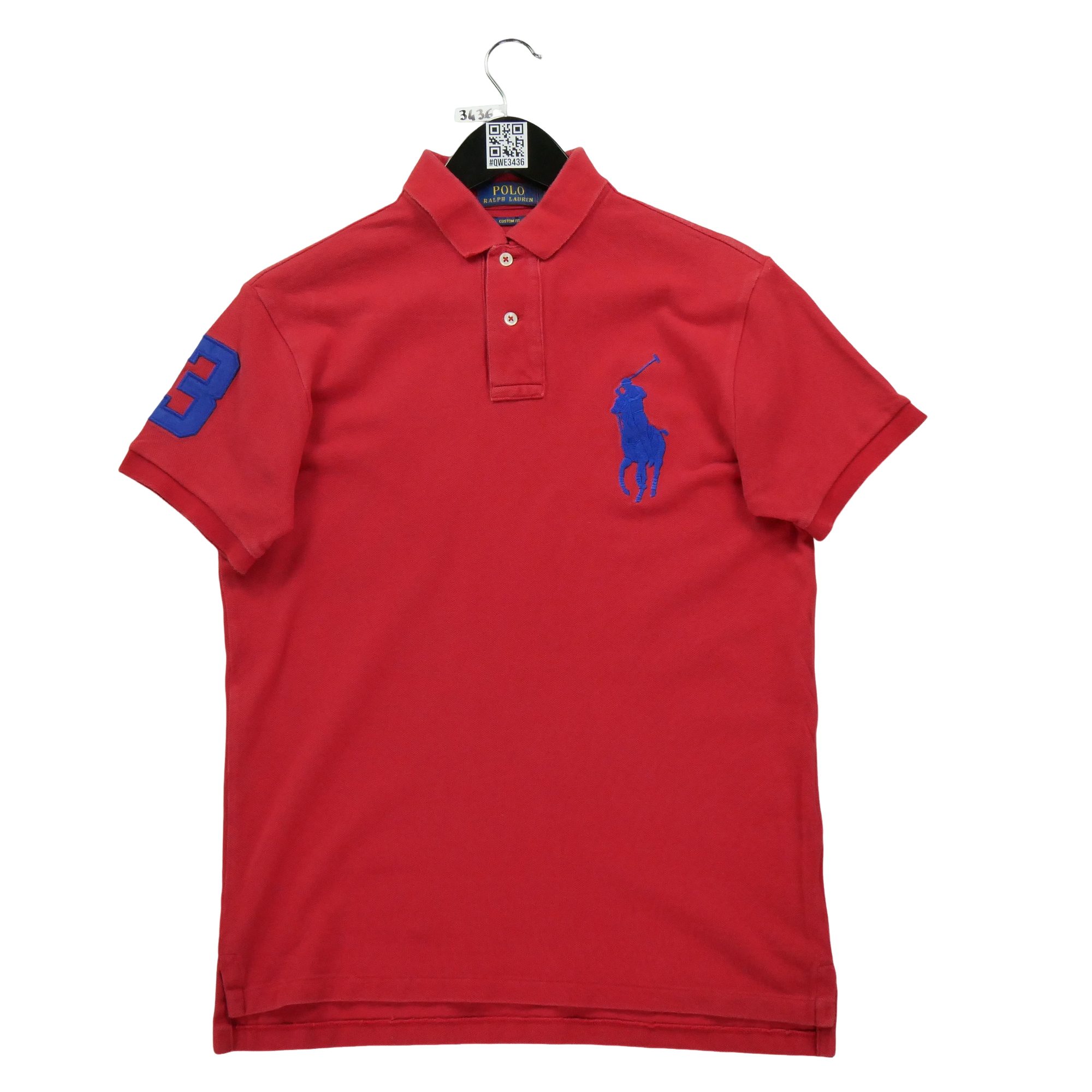 Polo manches courtes Homme  Rouge 2