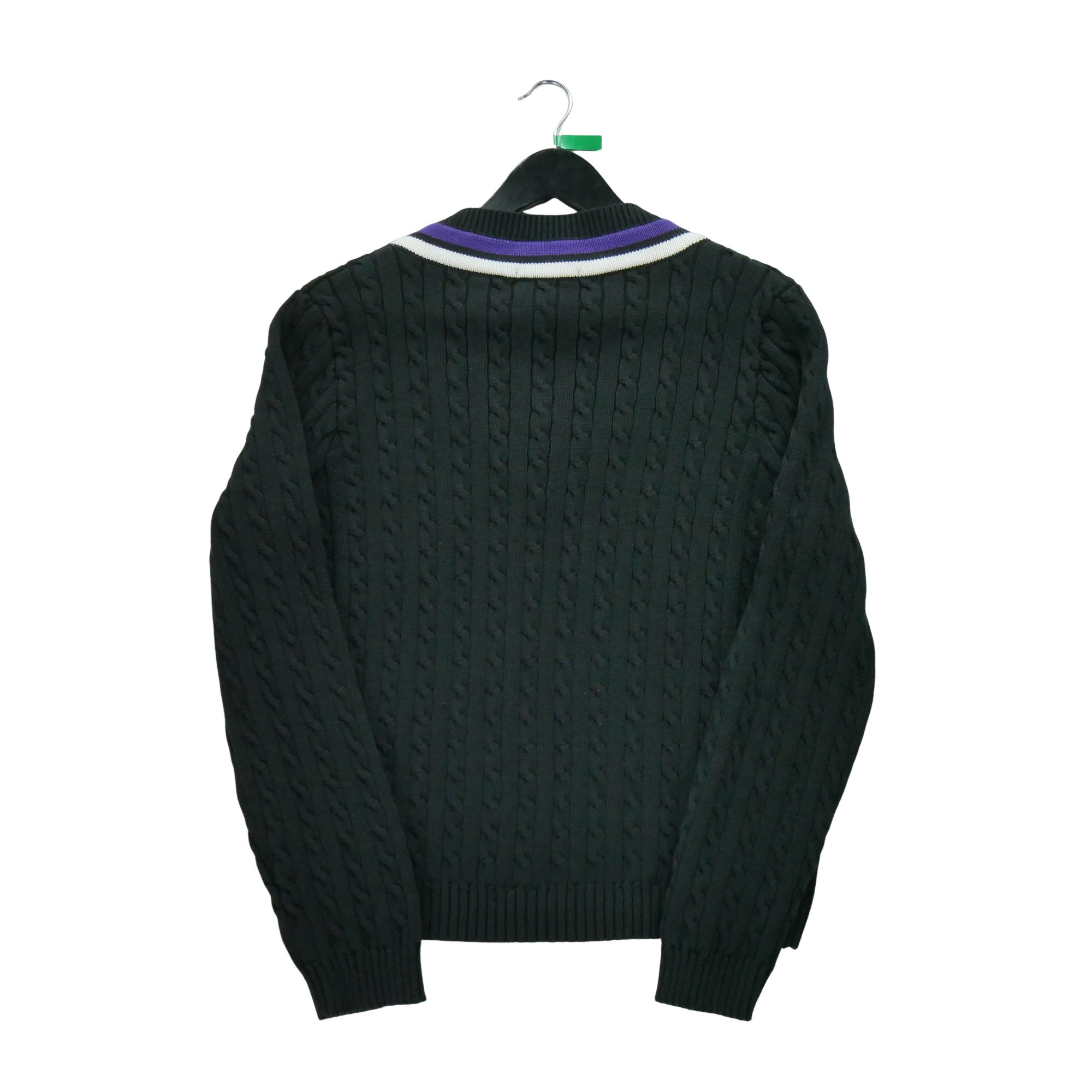 Pull Femme Col V Noir 2