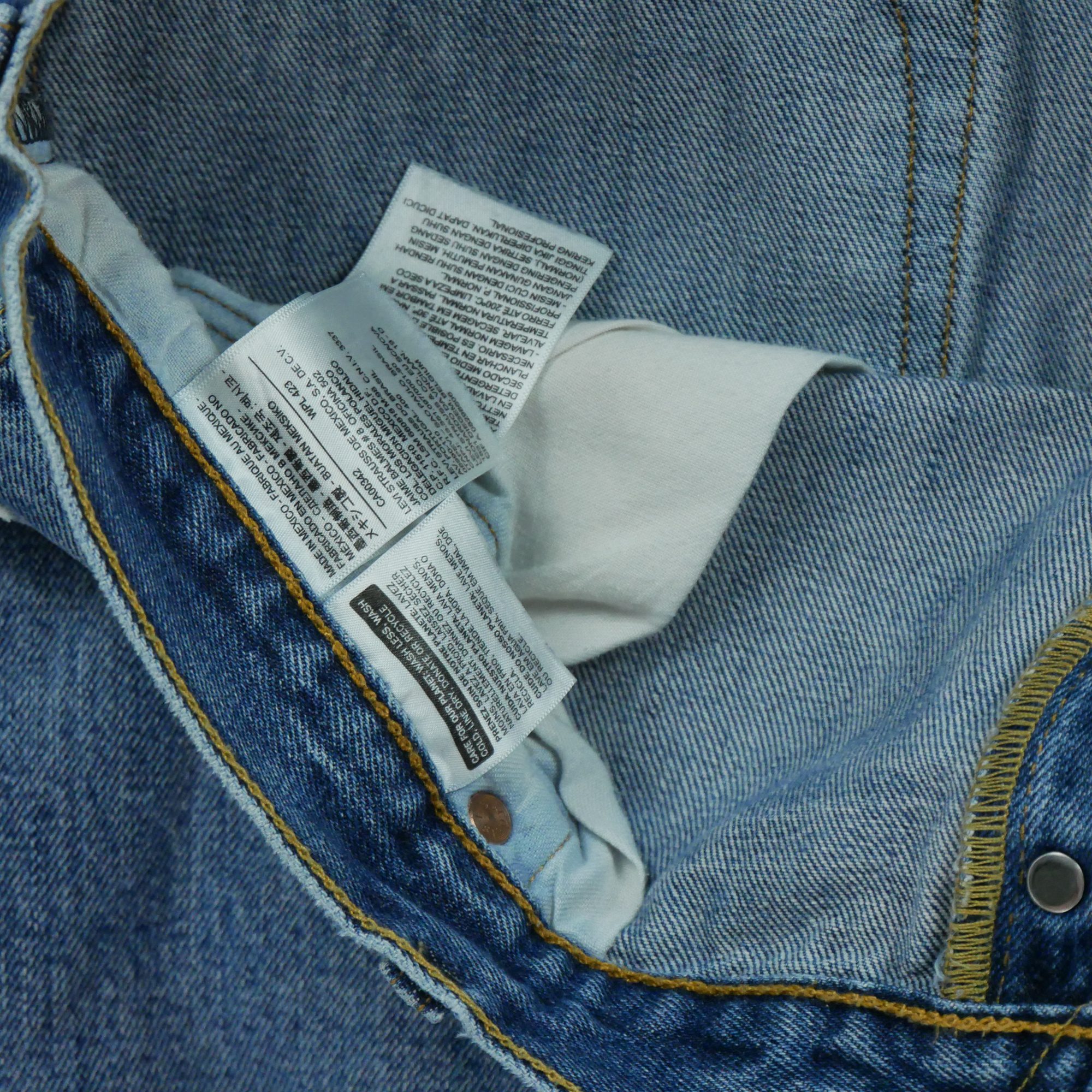 Jean Homme Levis 501 Bleu 7