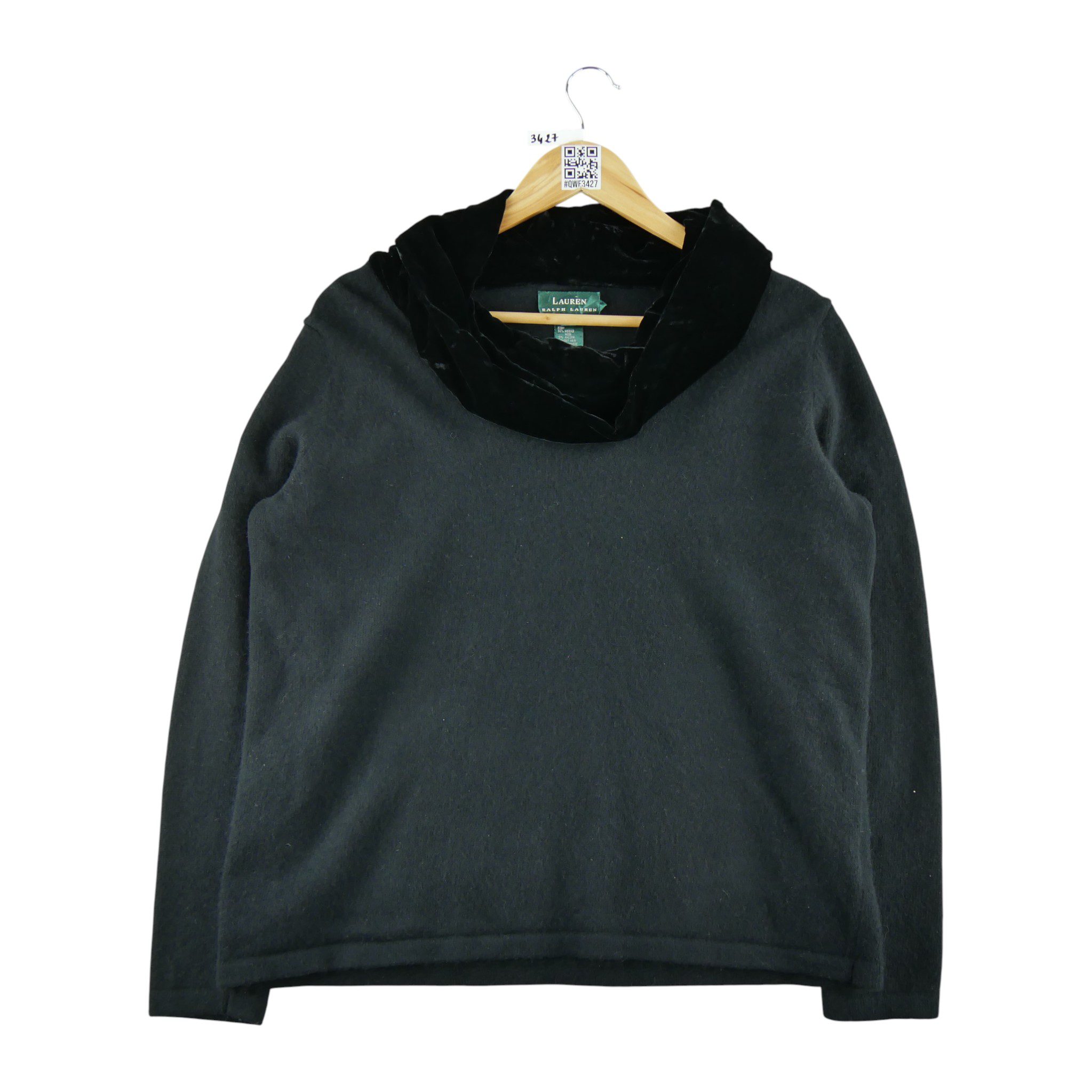 Pull Femme  laine et cachemire Noir 1