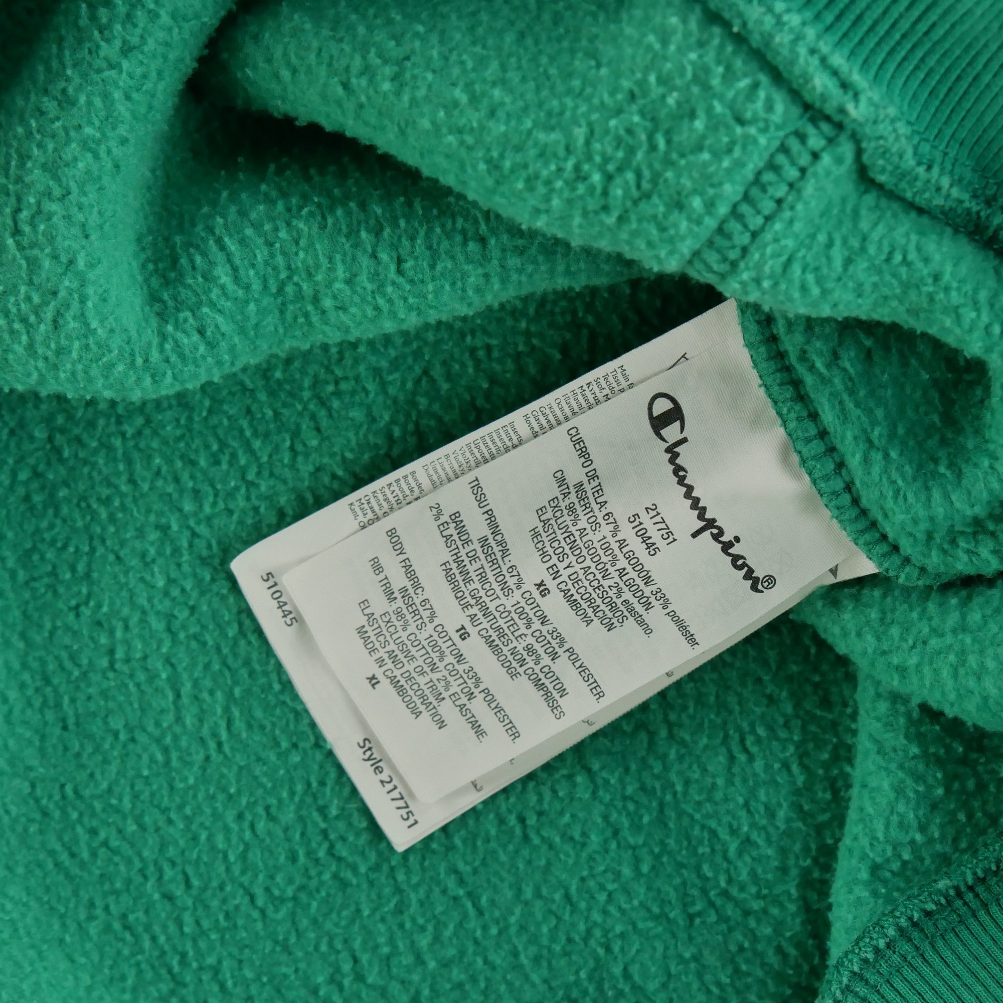 Sweat à capuche Homme  Vert 6