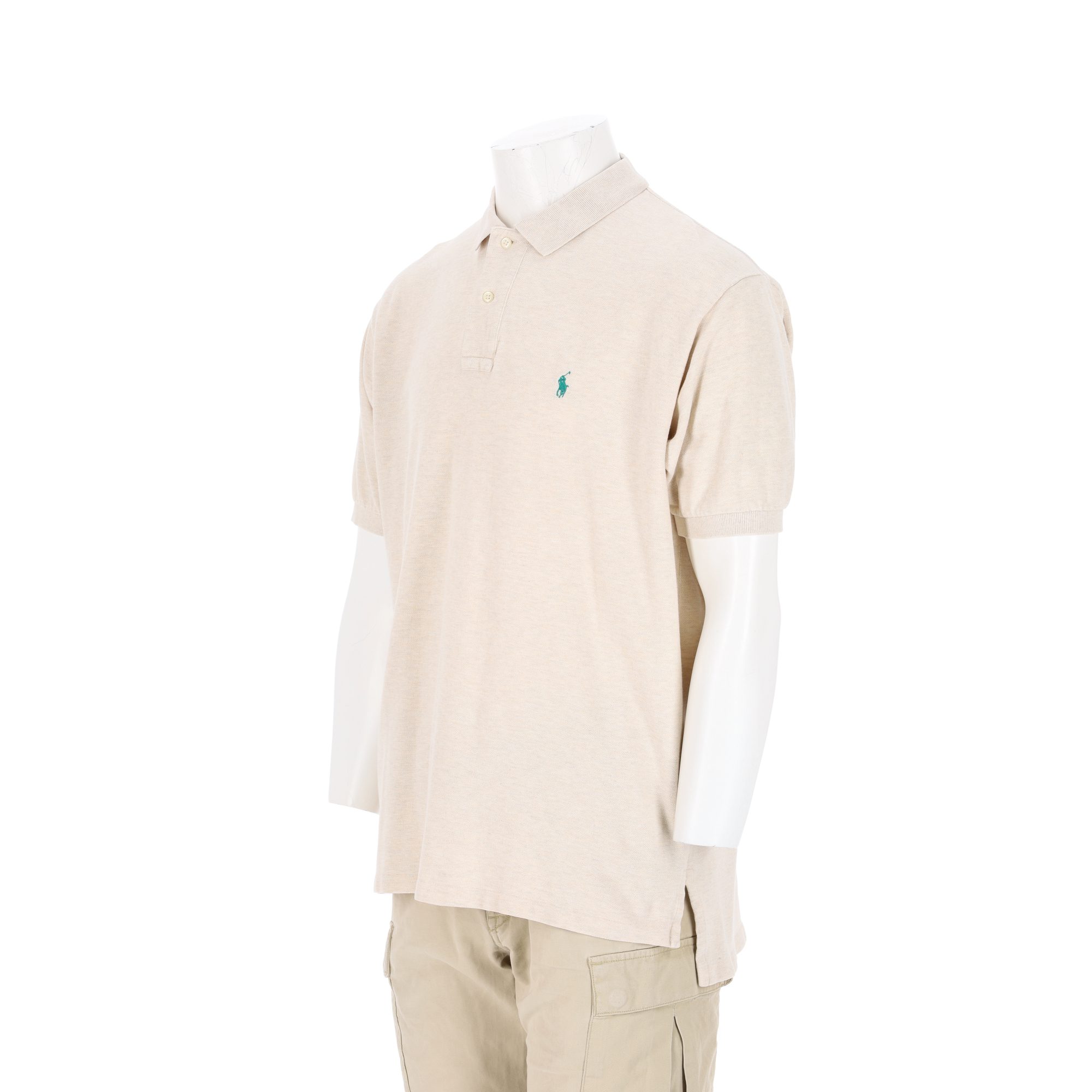 Polo manches courtes Homme  Beige 4