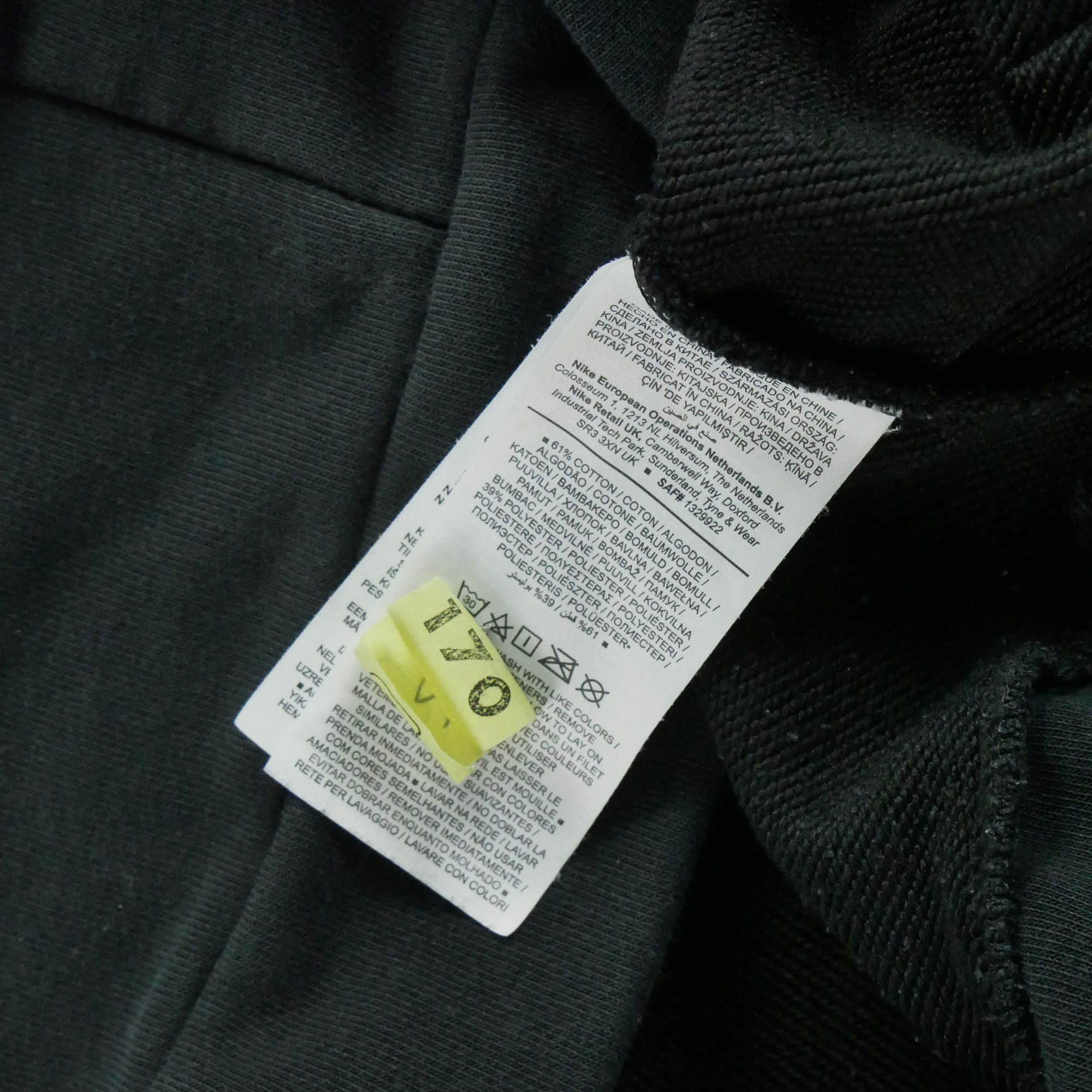 Sweat à capuche Homme  Noir 6