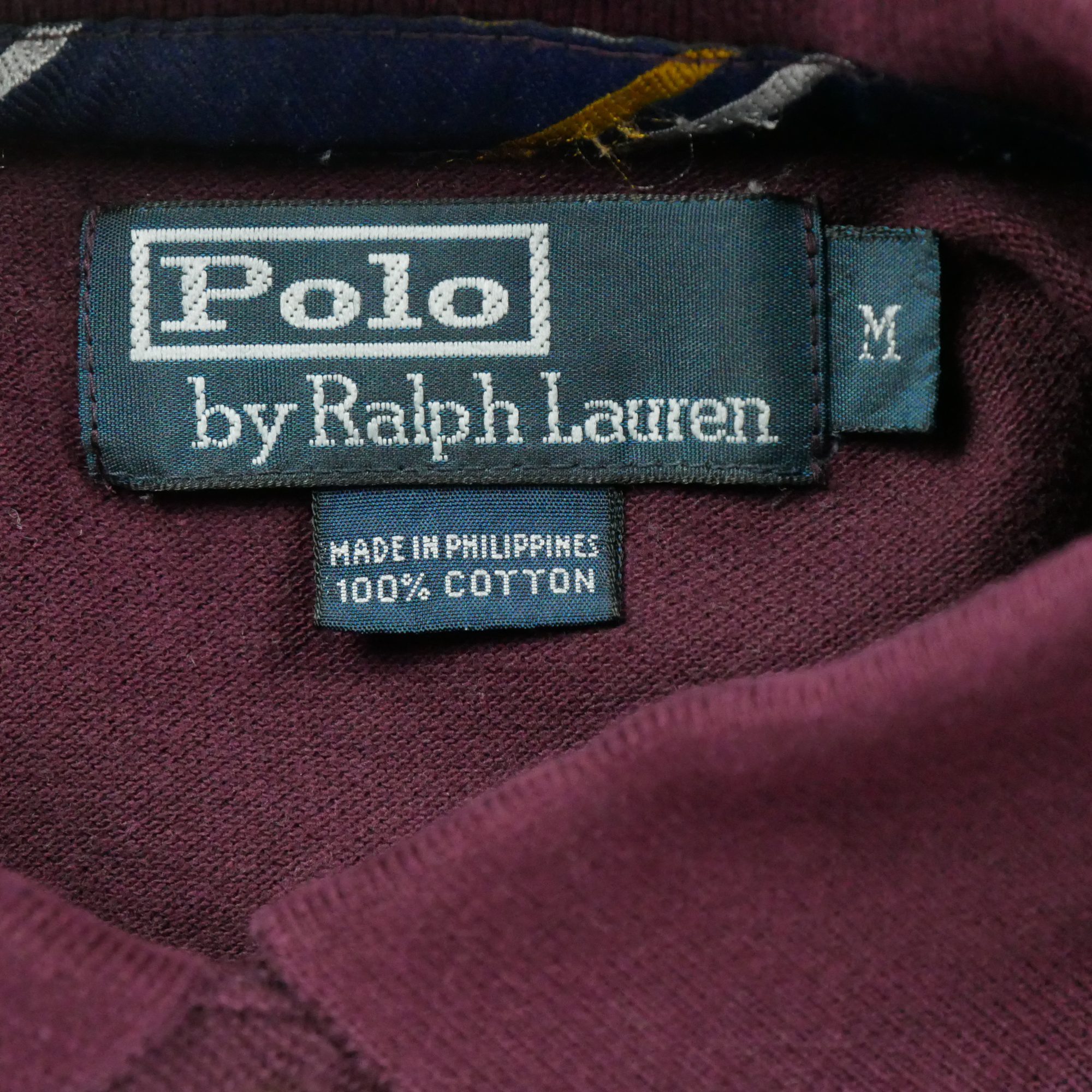 Polo manches longues Homme  Bordeaux 7