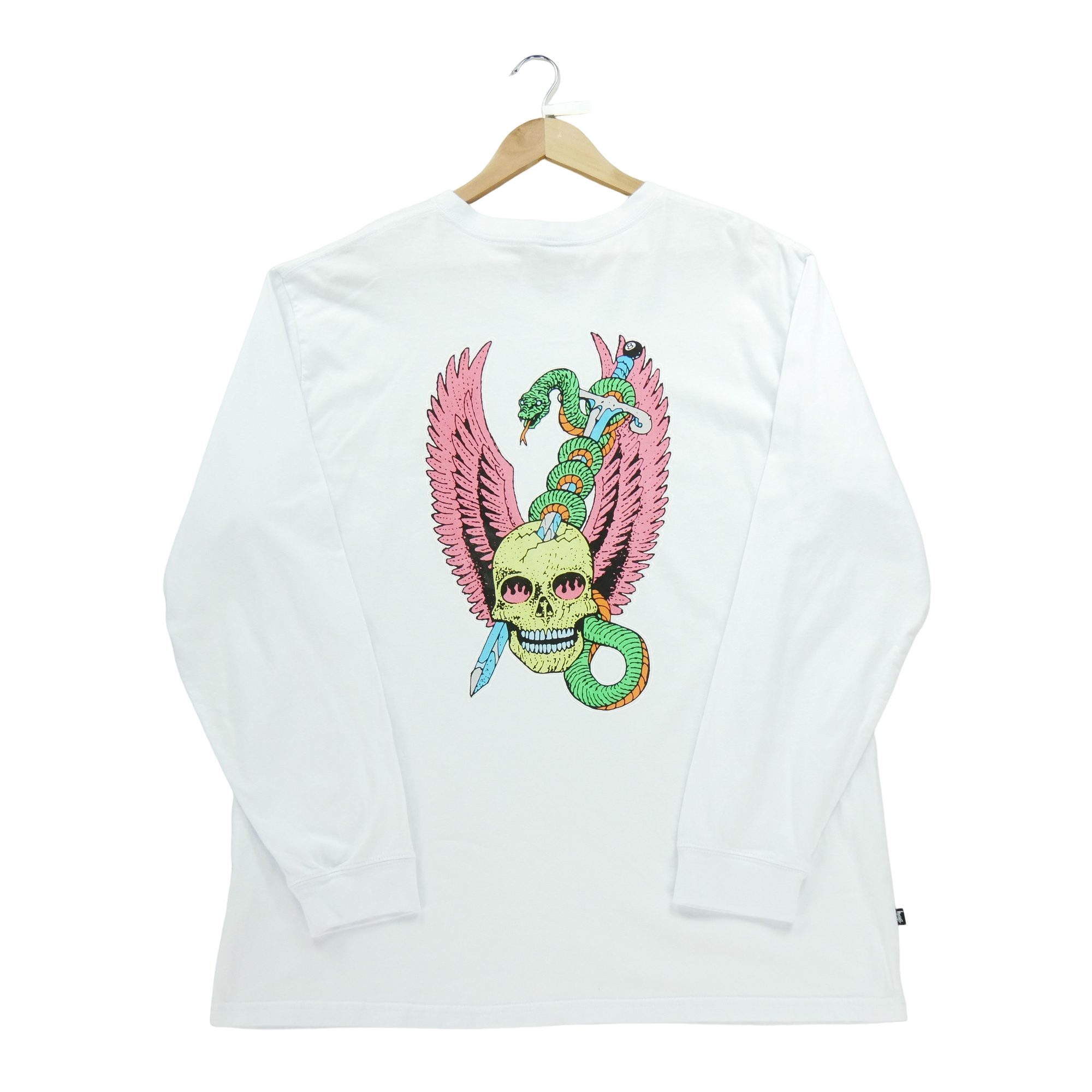 T-shirt manches longues Homme  Blanc 1