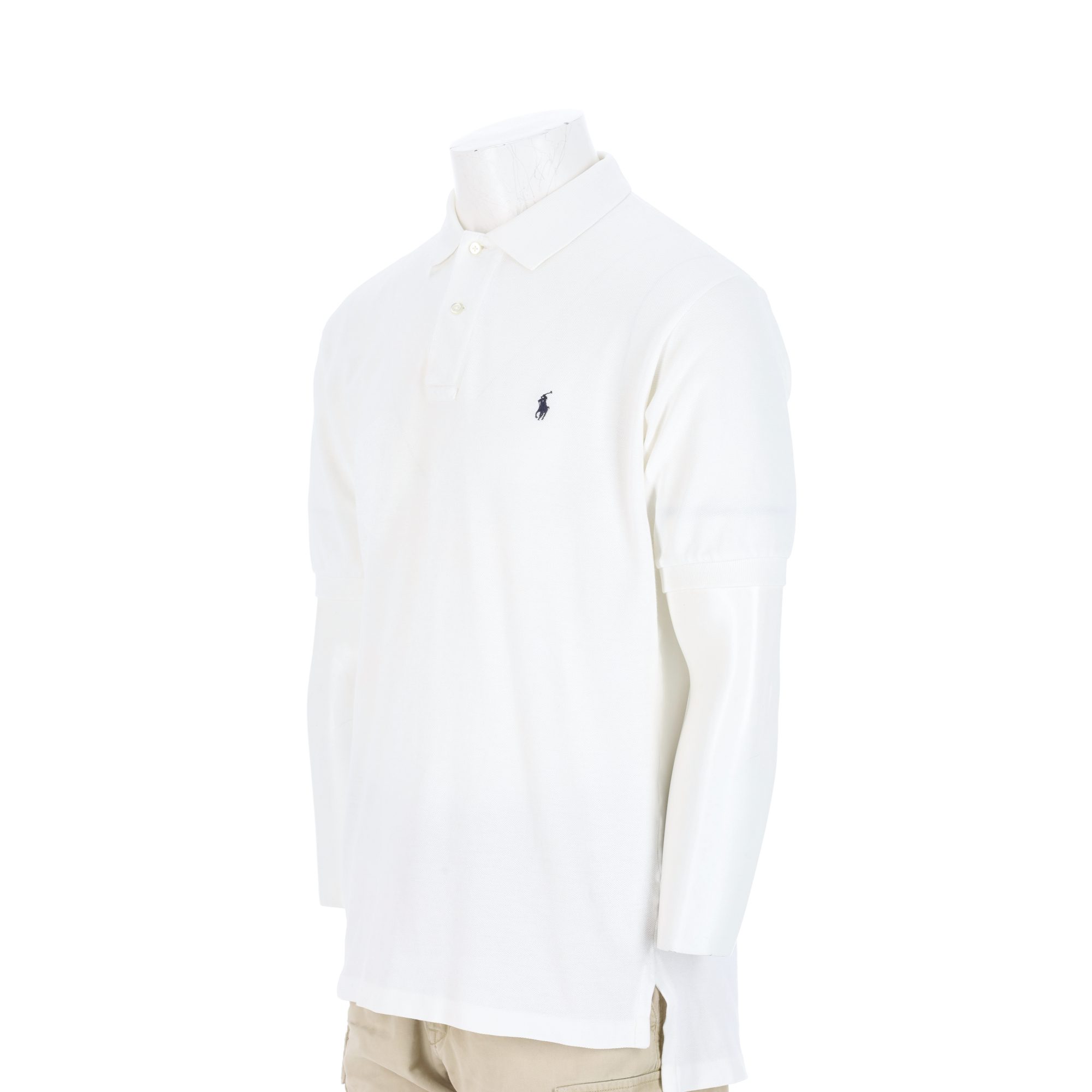 Polo manches courtes Homme  Blanc 4