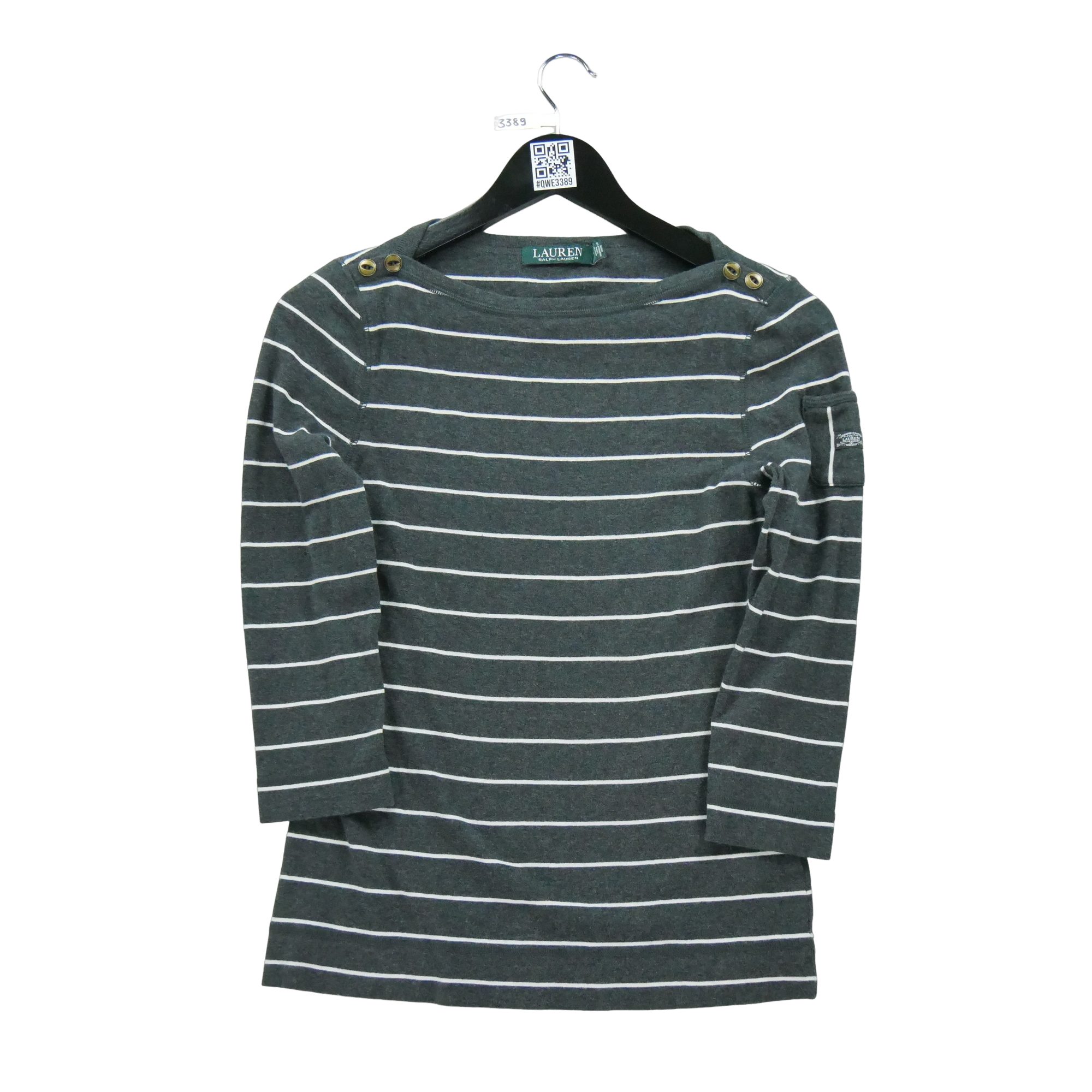 T-shirt manches longues Femme  Gris 1