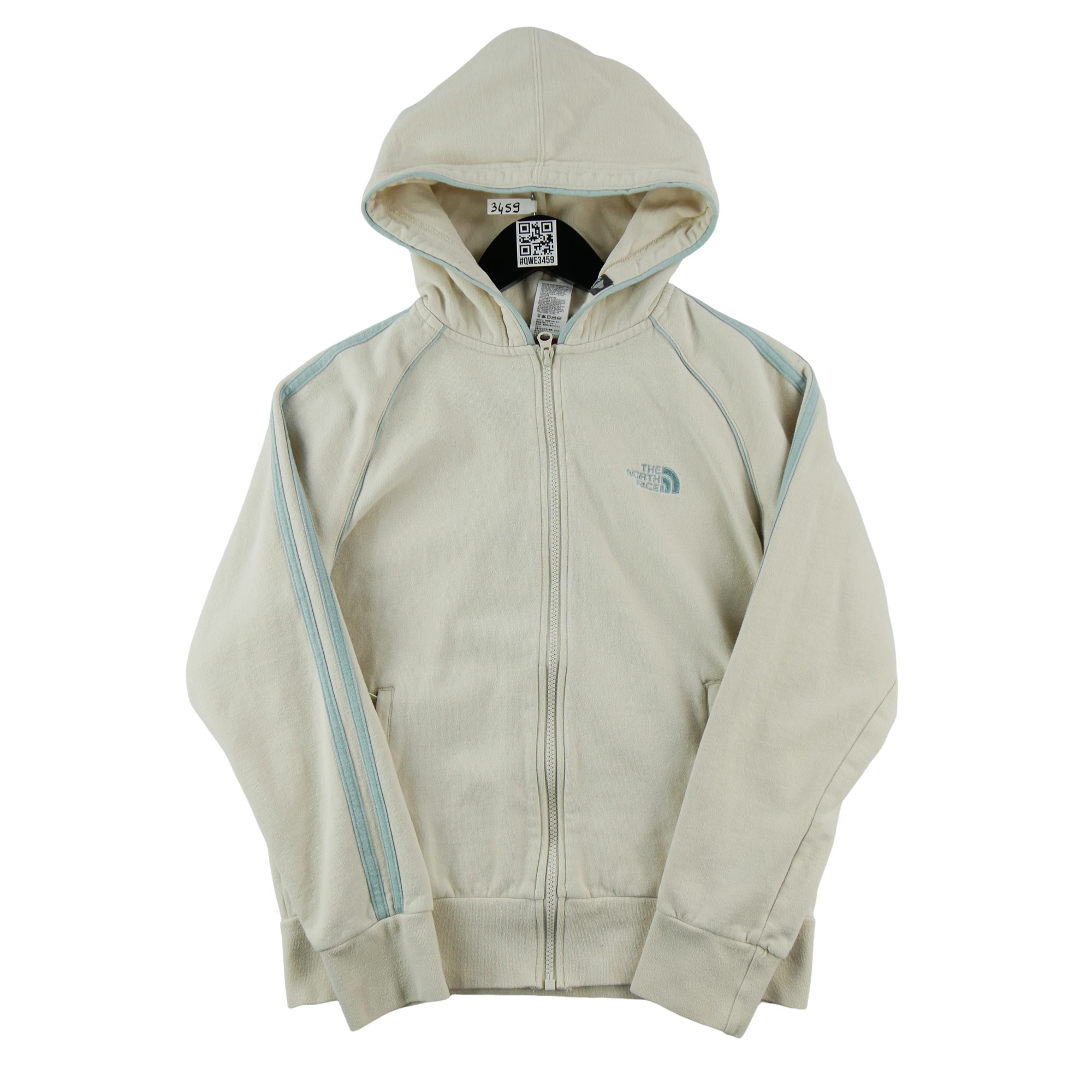 Sweat à capuche Femme  full zip Beige 1