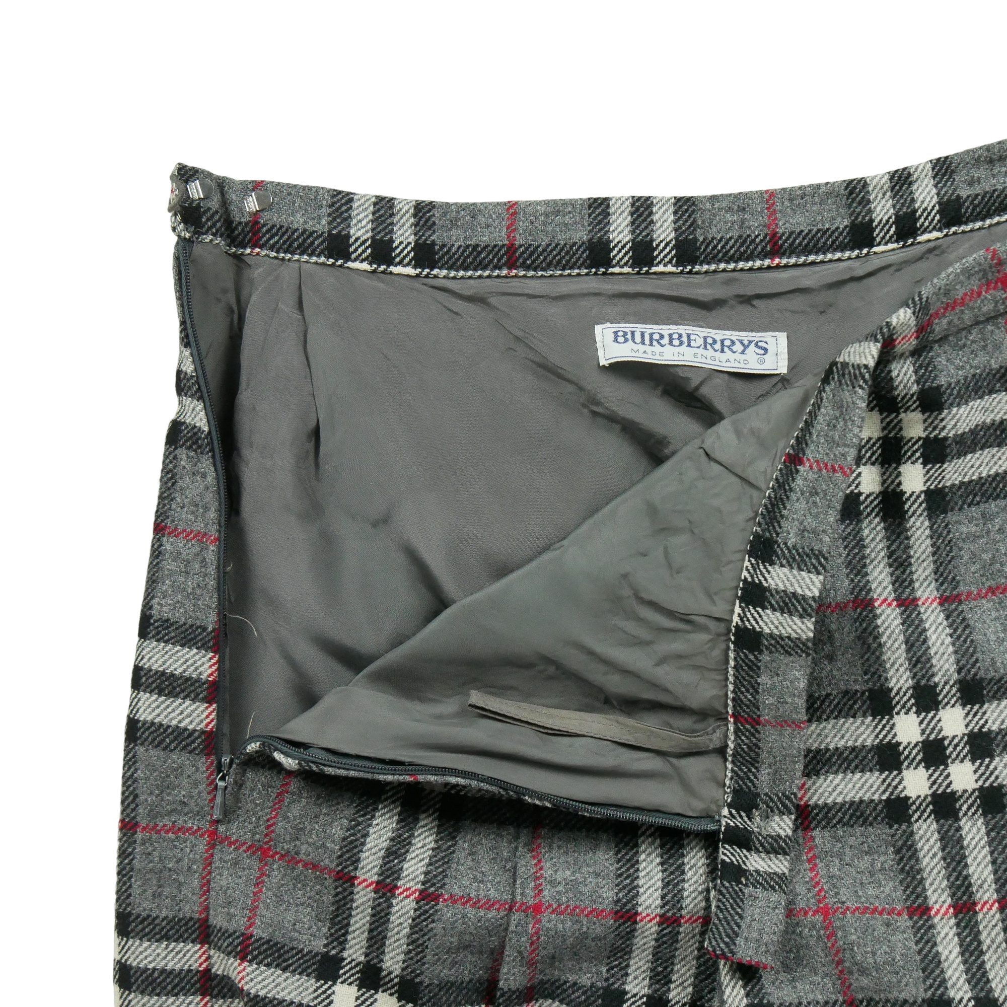 Jupes midi Femme  en laine Gris 4