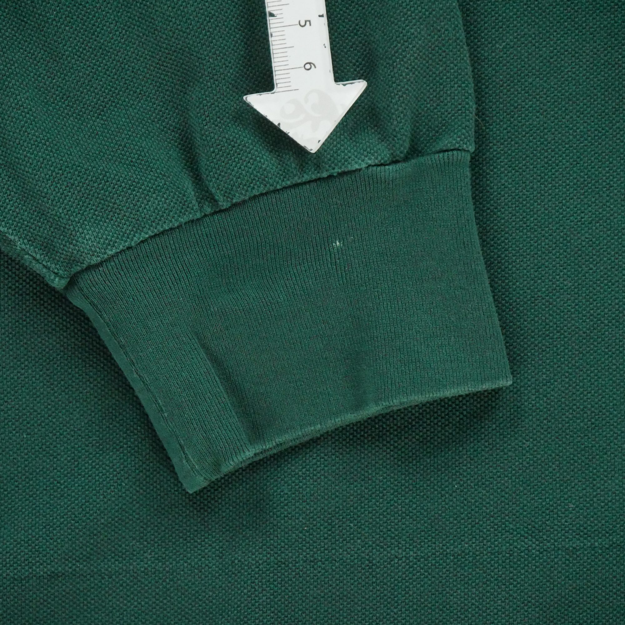 Polo manches longues Homme  Vert 7
