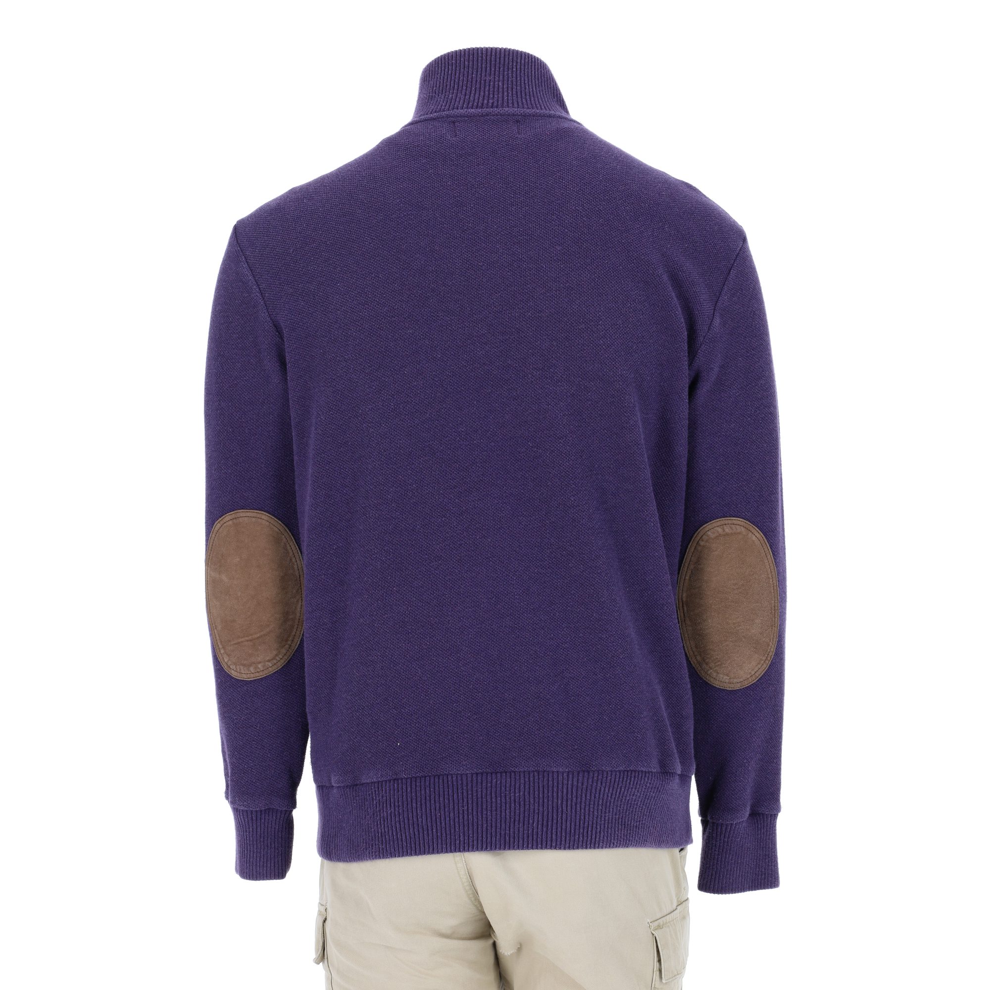Pull Homme  col camionneur Violet 2