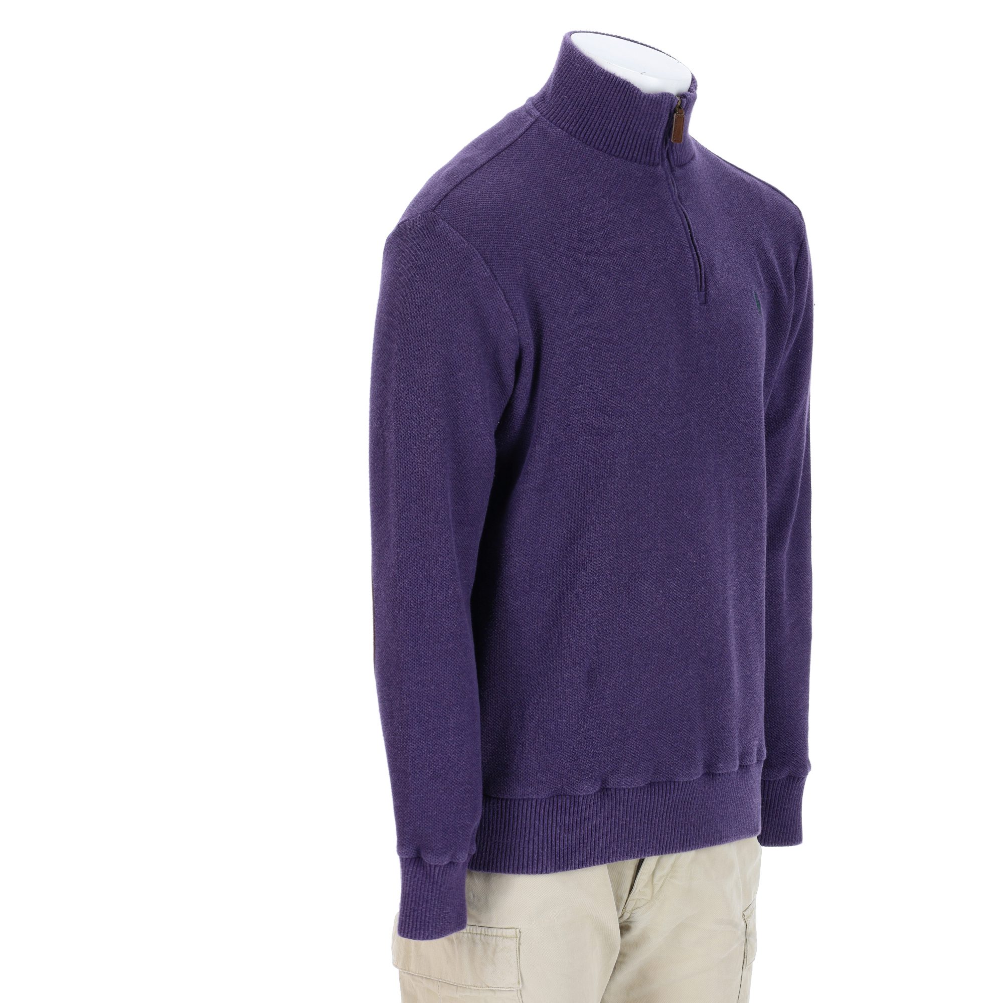 Pull Homme  col camionneur Violet 3