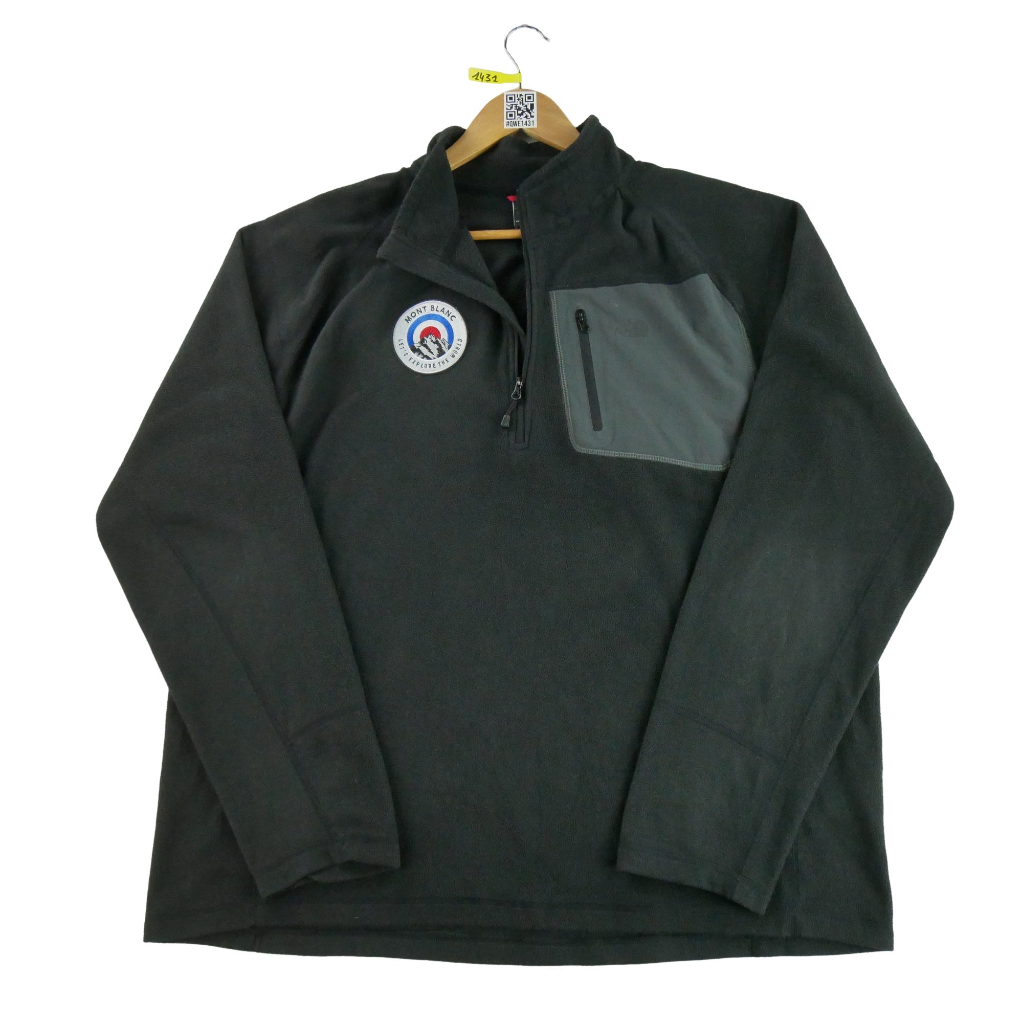 Pull polaire Homme  Polartec Noir 3