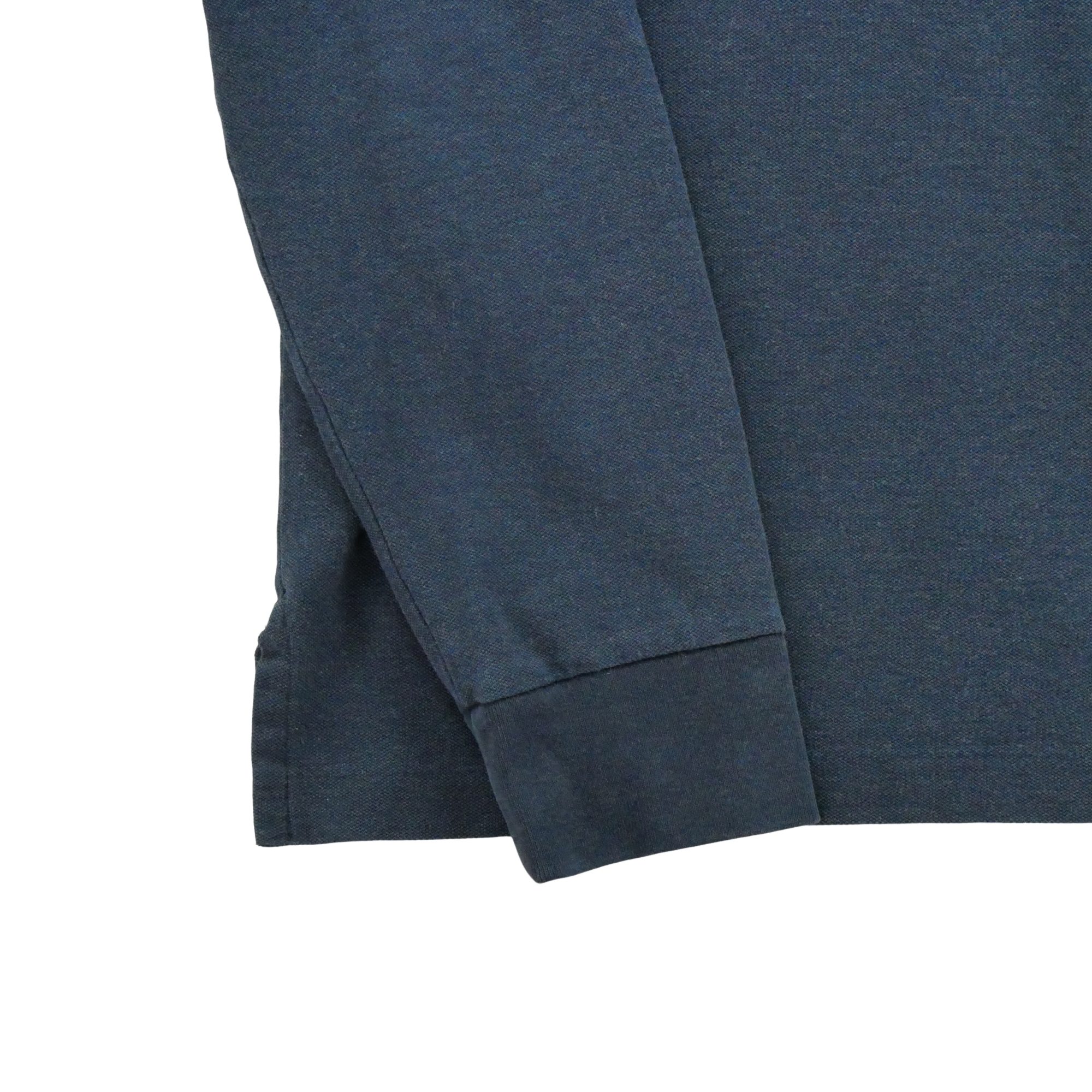 Polo manches longues Homme  Marine 4