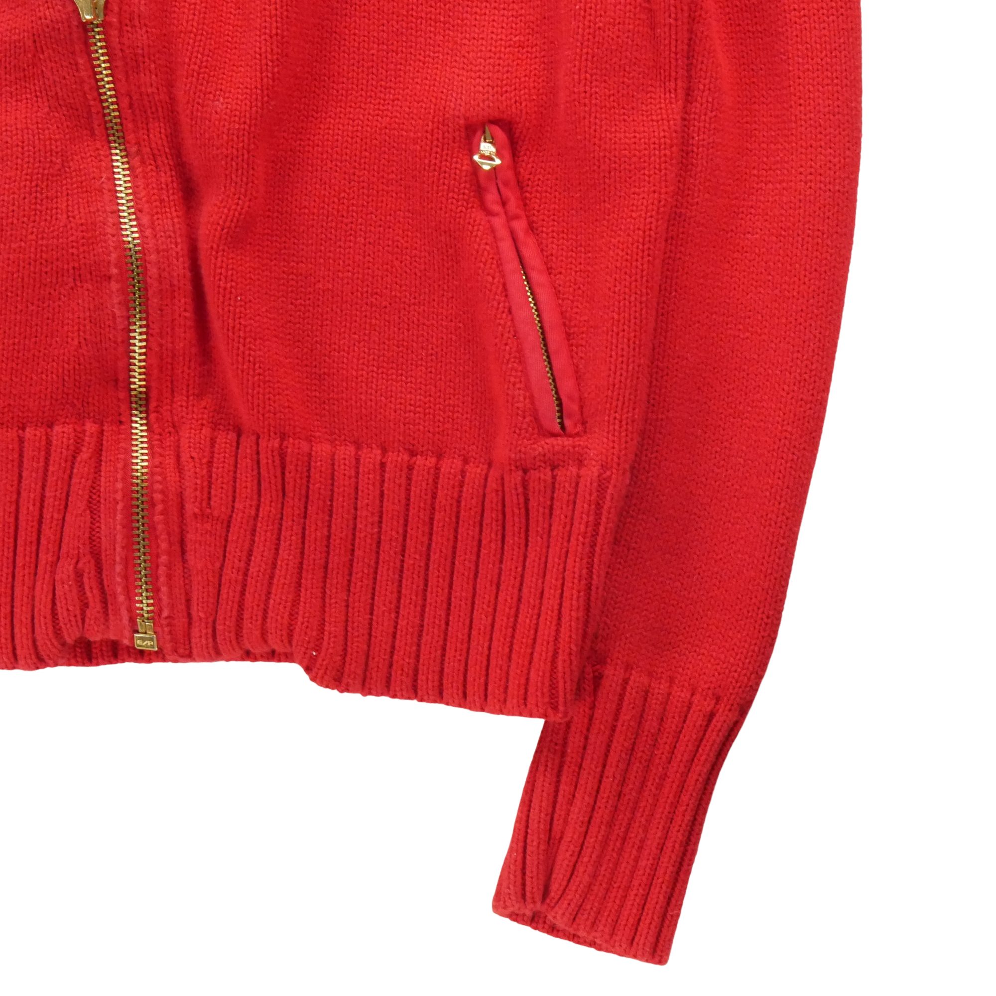 Gilet Femme cardigan Rouge 4