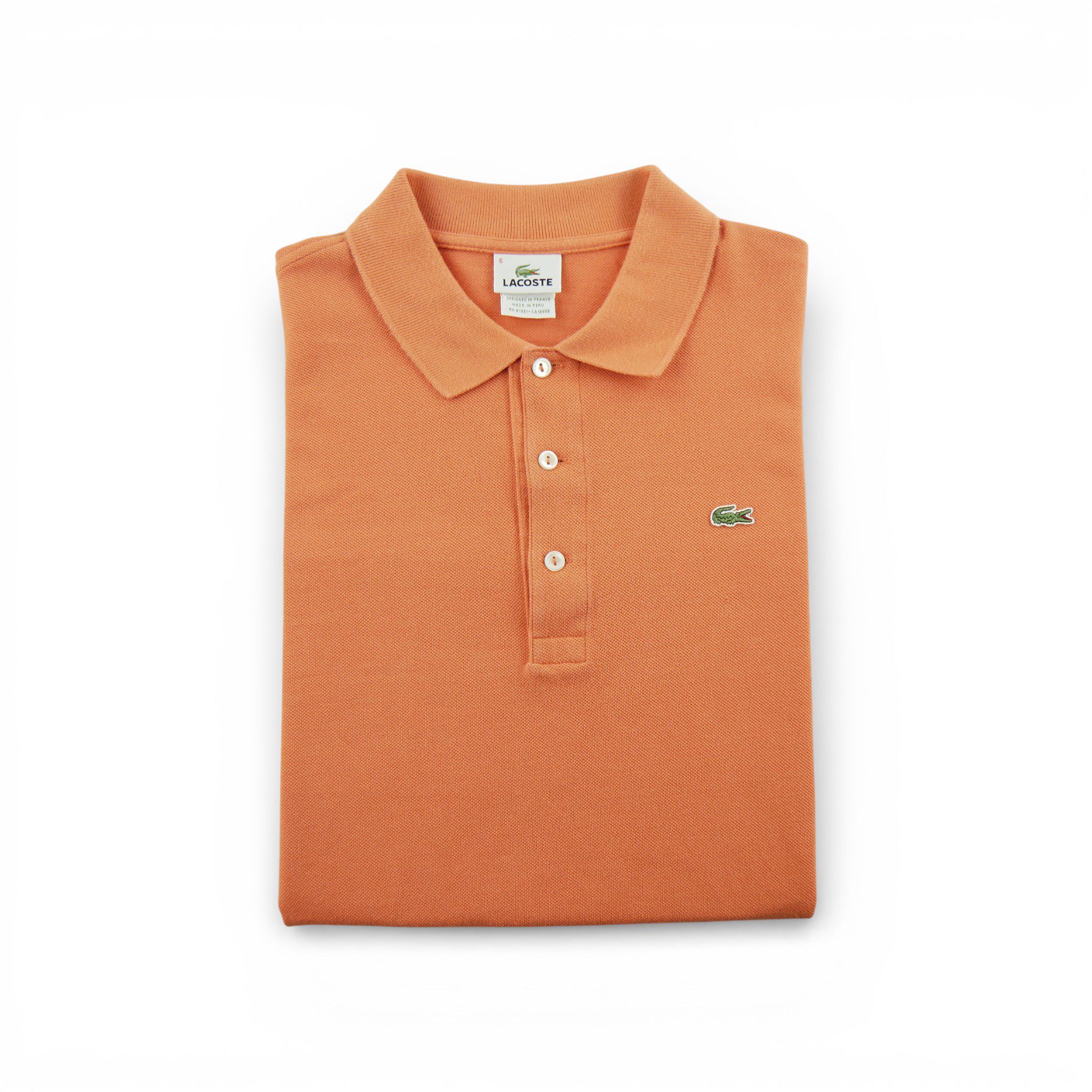 Polo manches courtes Homme  Orange 1