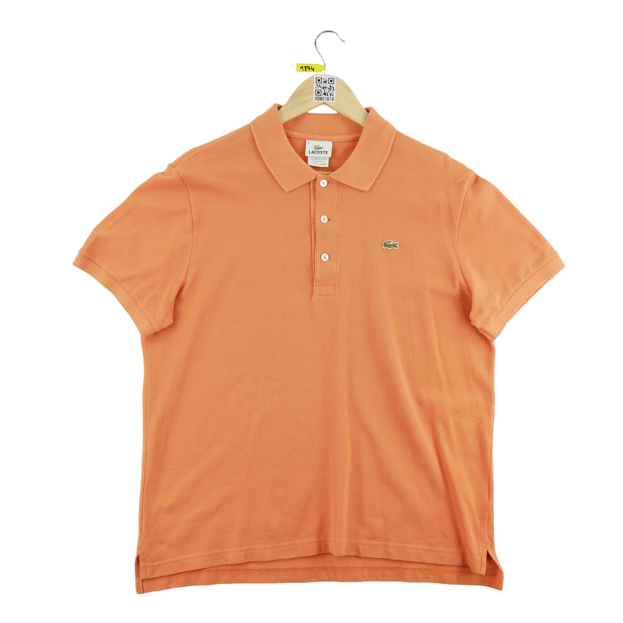 Polo manches courtes Homme  Orange 2