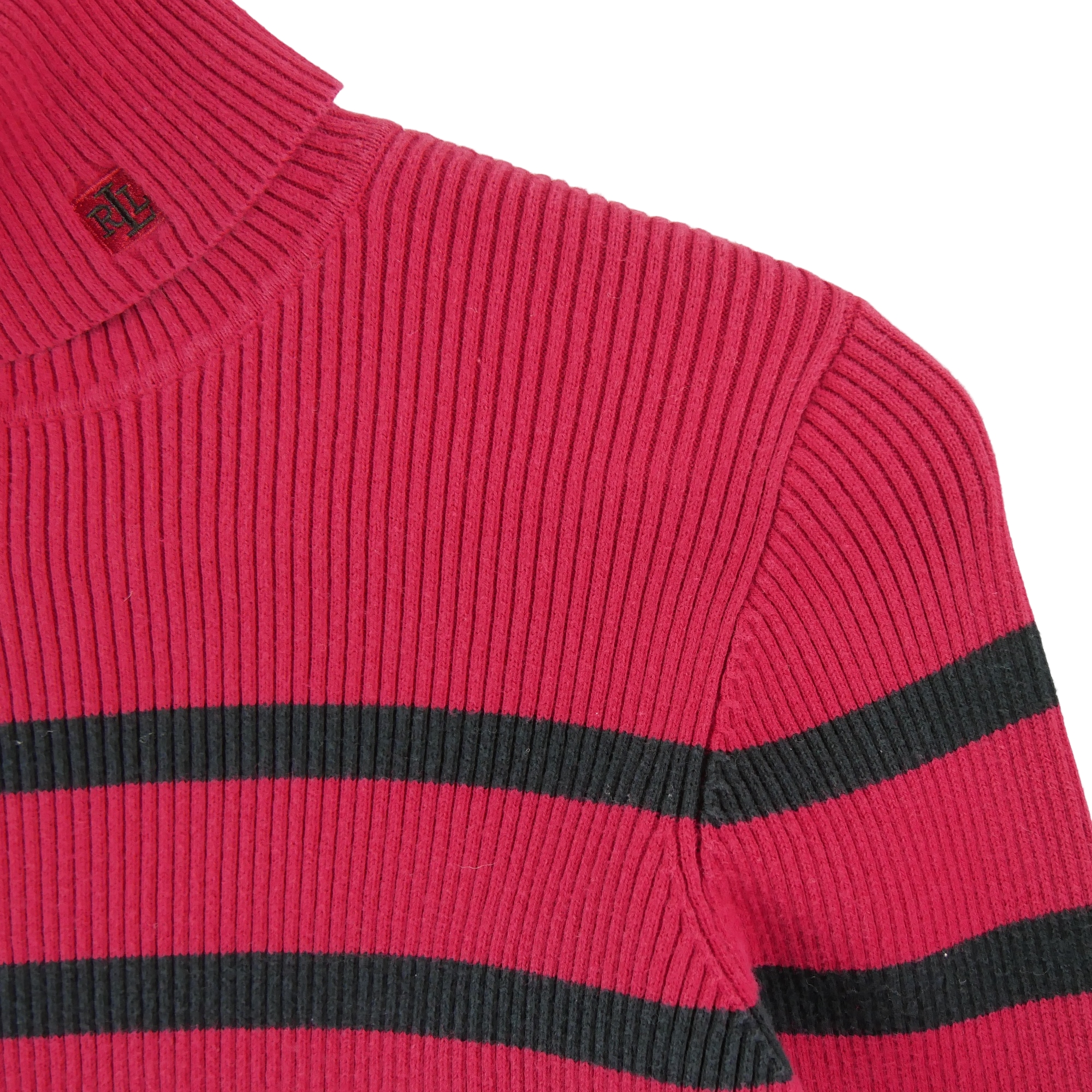 Pull Femme  col roulé Rouge 3
