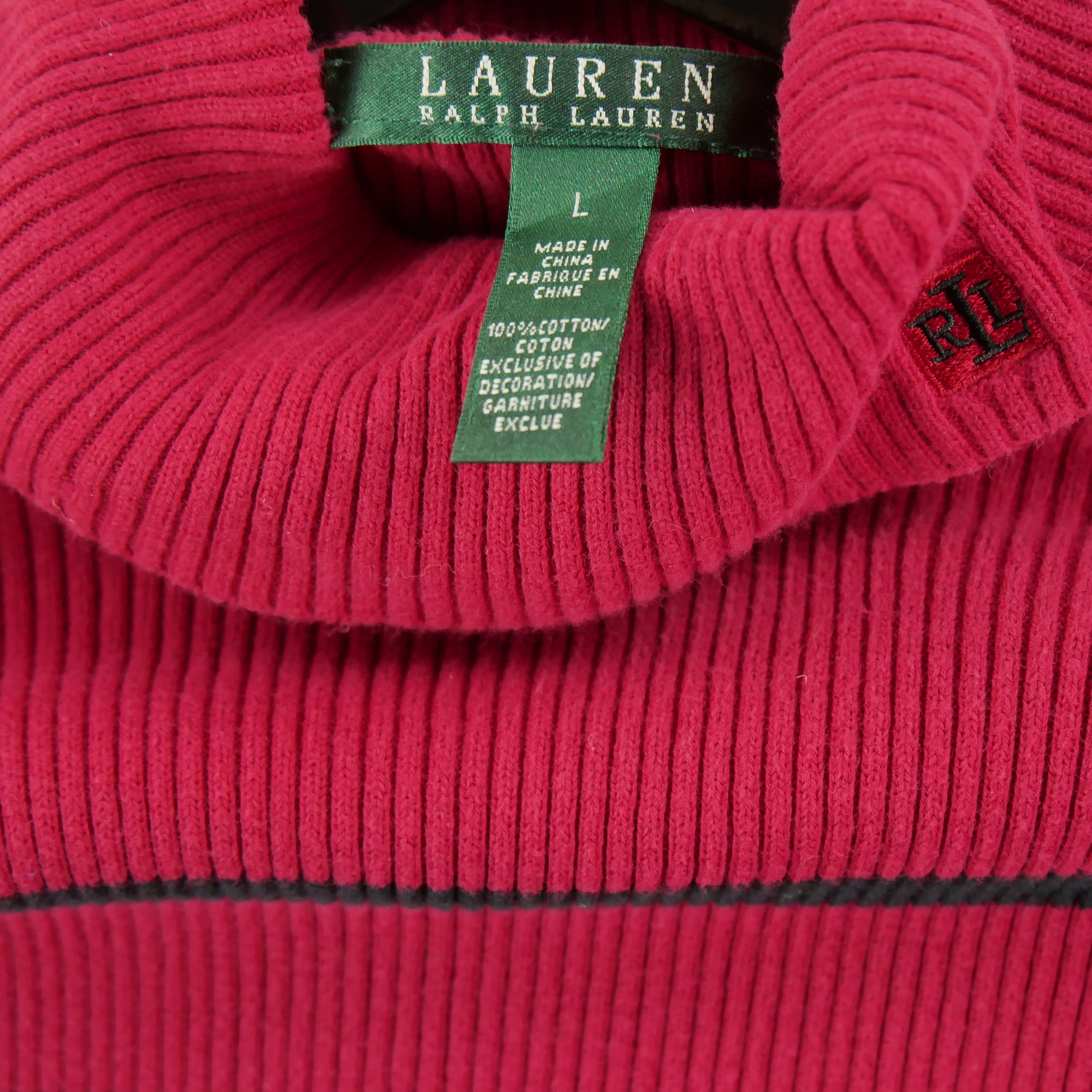 Pull Femme  col roulé Rouge 5