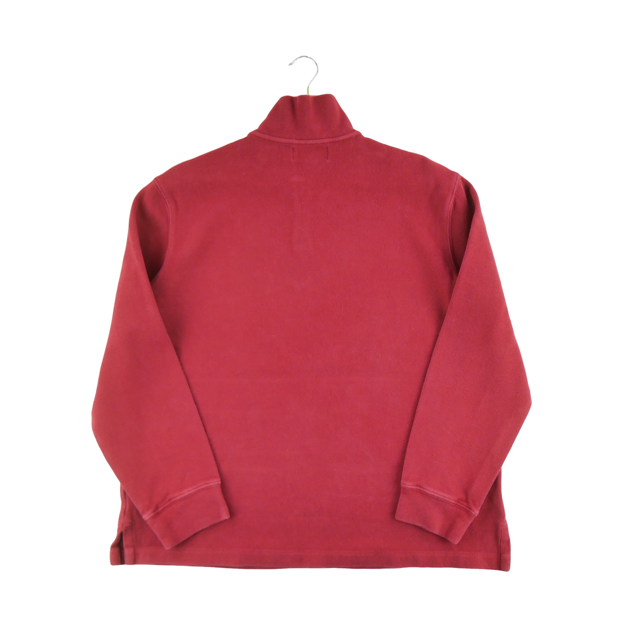 Pull Homme  col camionneur Rouge 2
