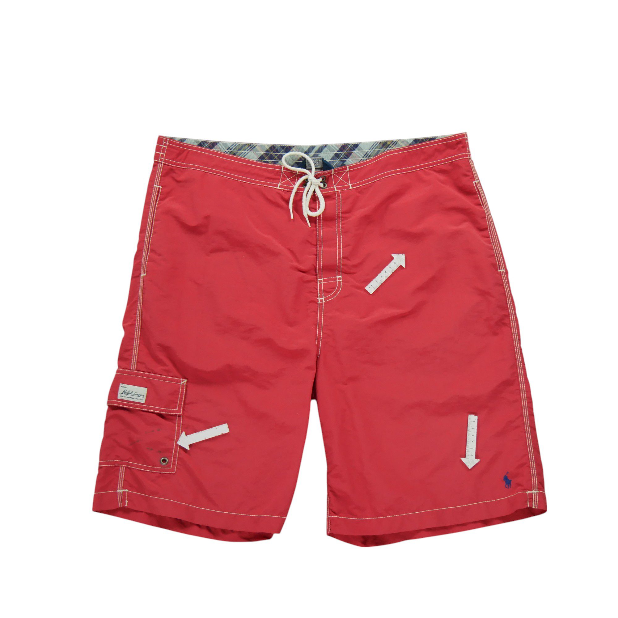 Short de bain Homme  Rouge 6