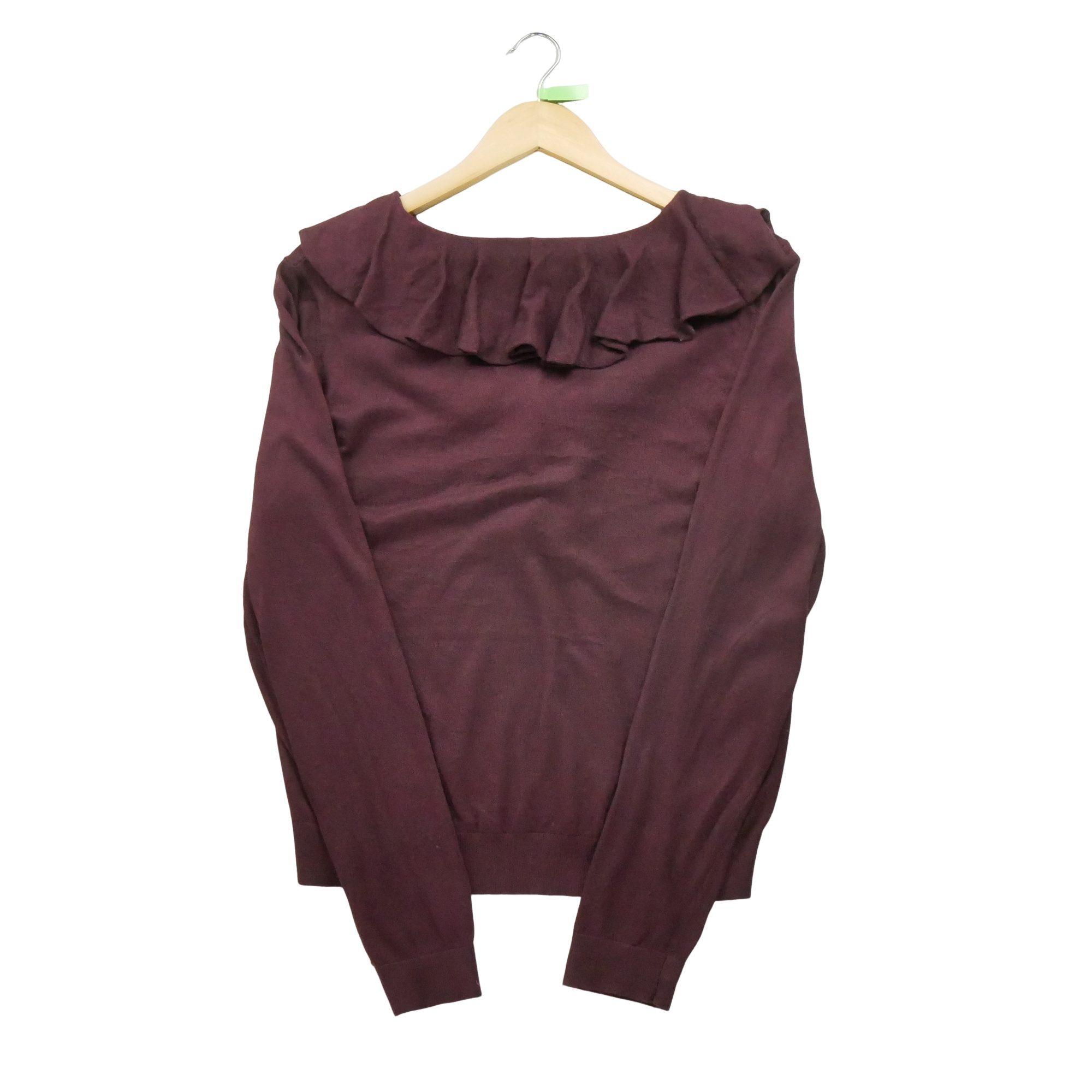 Pull Femme  en soie Bordeaux 2