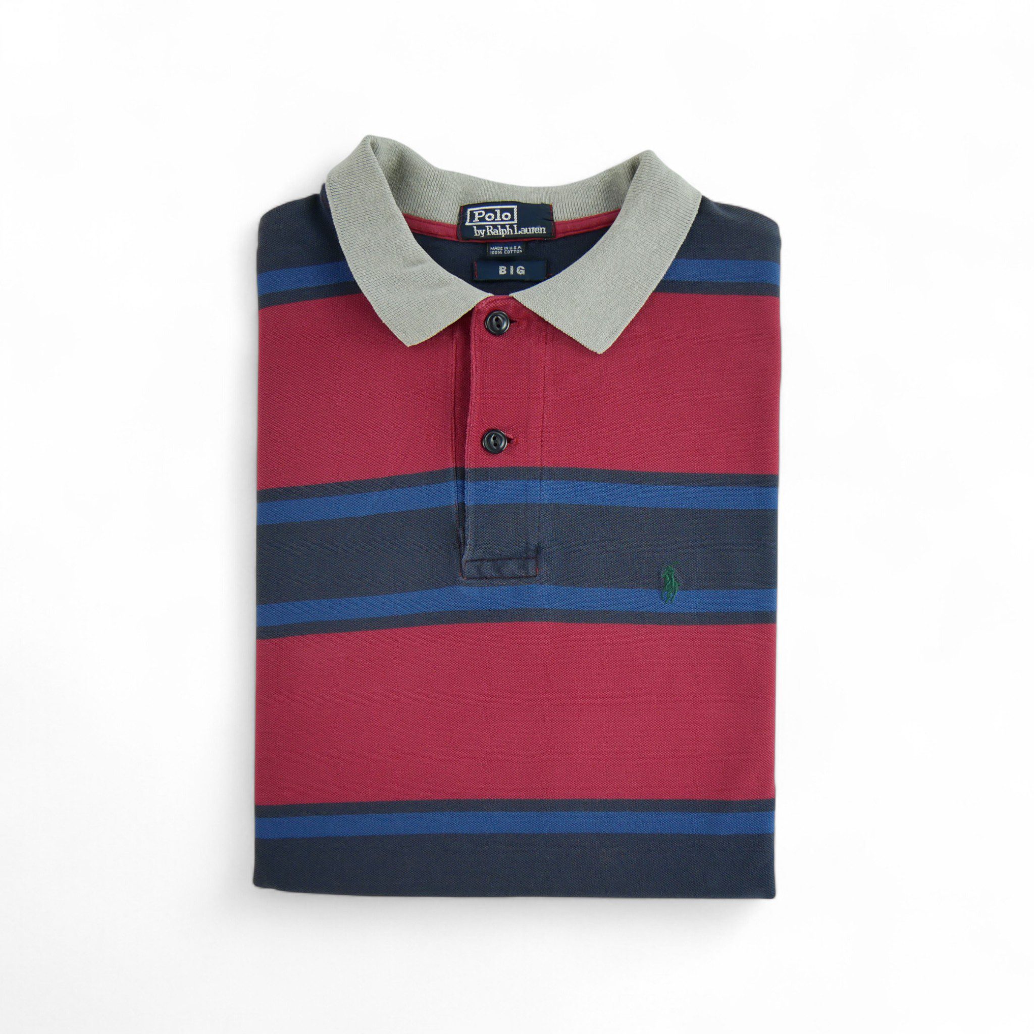 Polo manches courtes Homme Rouge - État correct