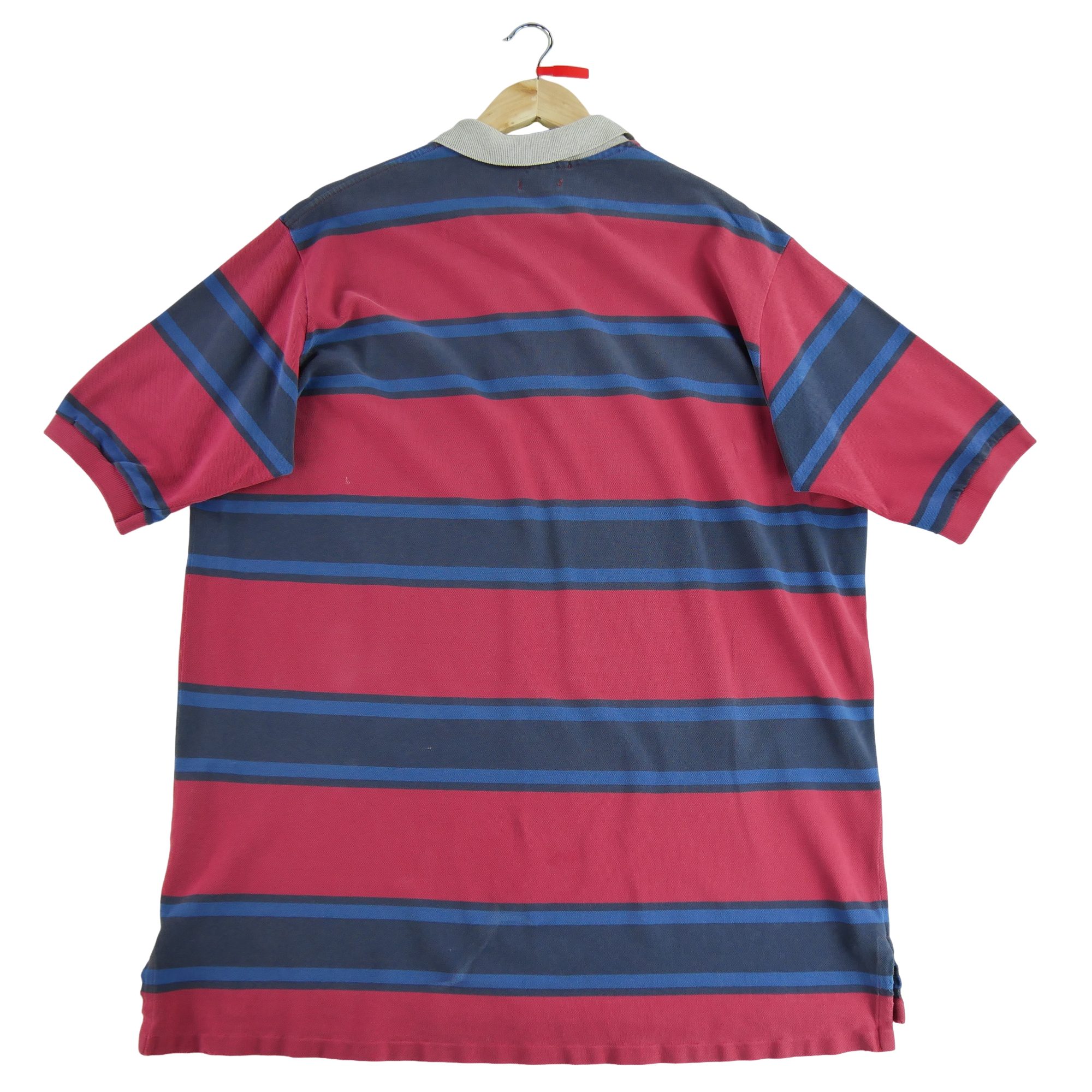 Polo manches courtes Homme  Rouge 3