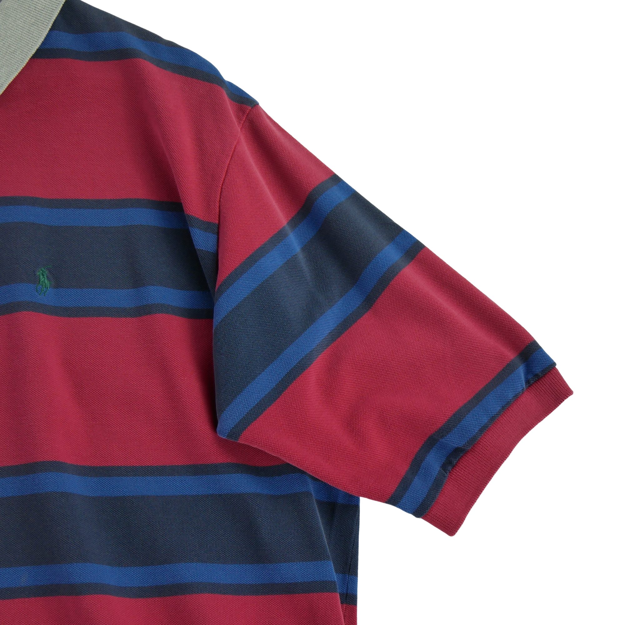 Polo manches courtes Homme  Rouge 4