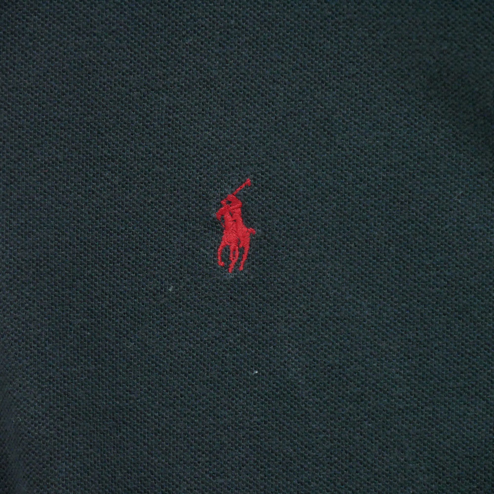 Polo manches longues Homme  Noir 4