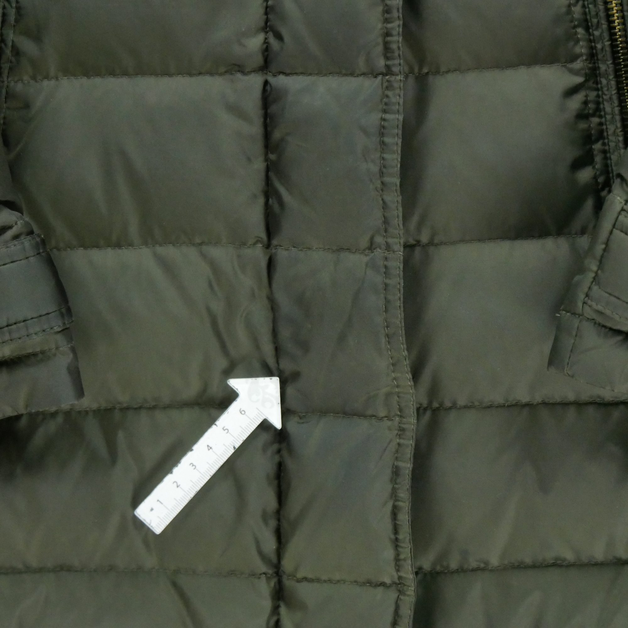 Doudoune Femme  à capuche Kaki 8