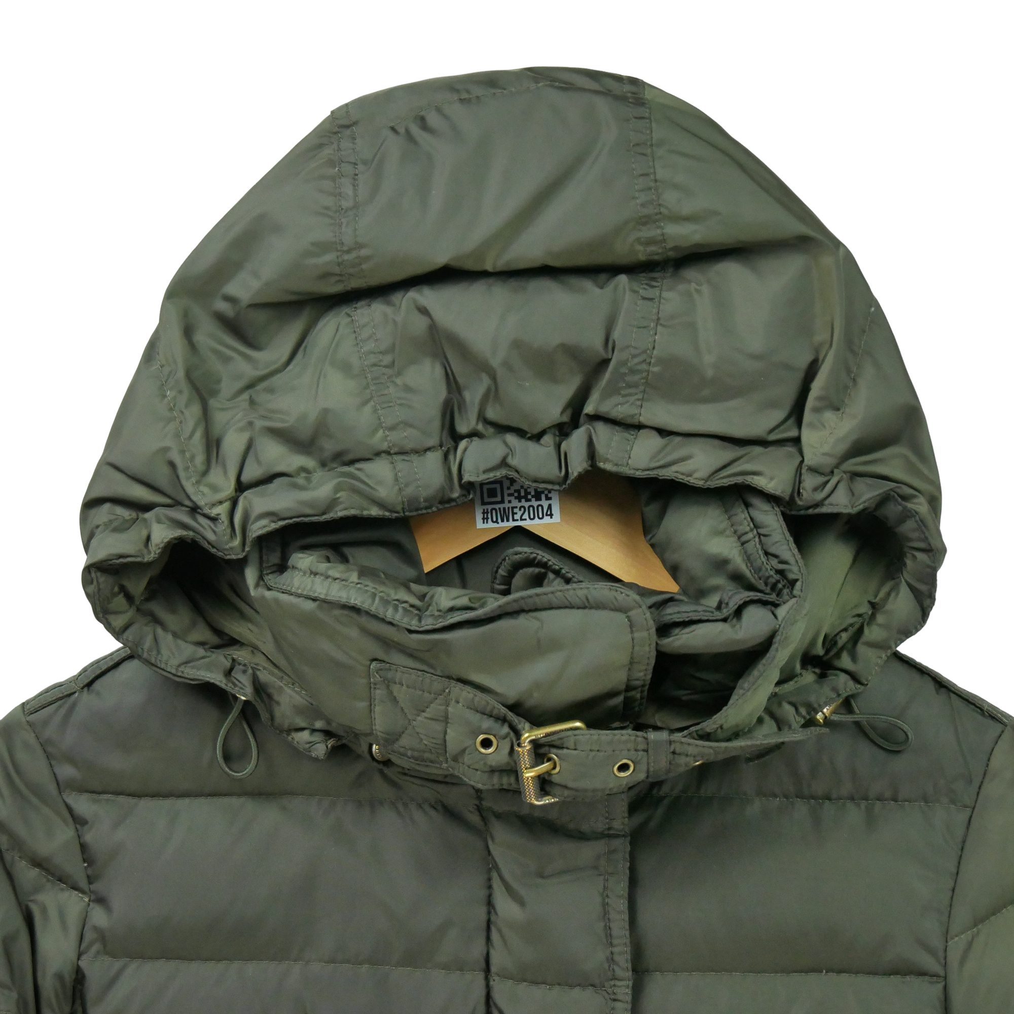 Doudoune Femme  à capuche Kaki 9