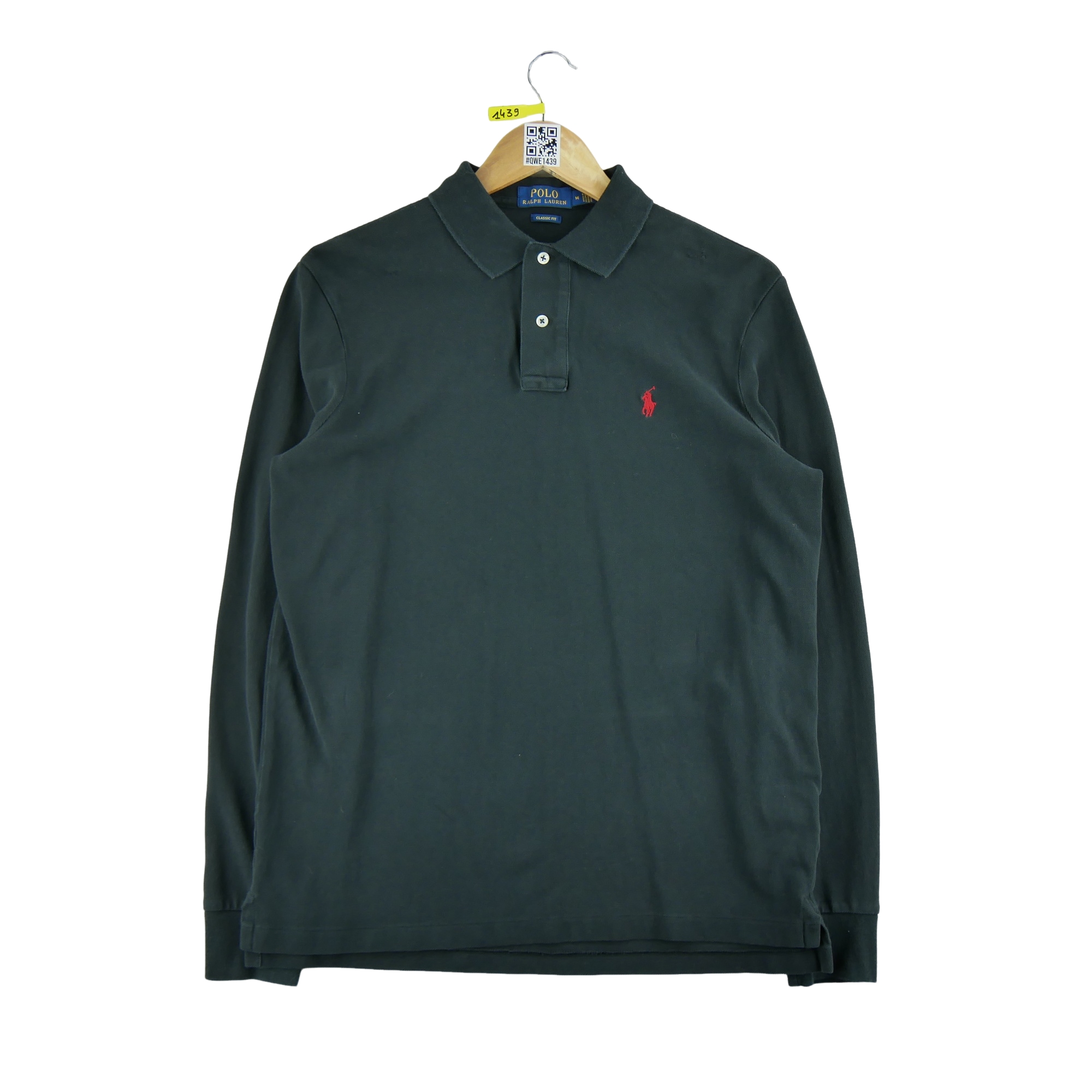 Polo manches longues Homme  Noir - Bon état