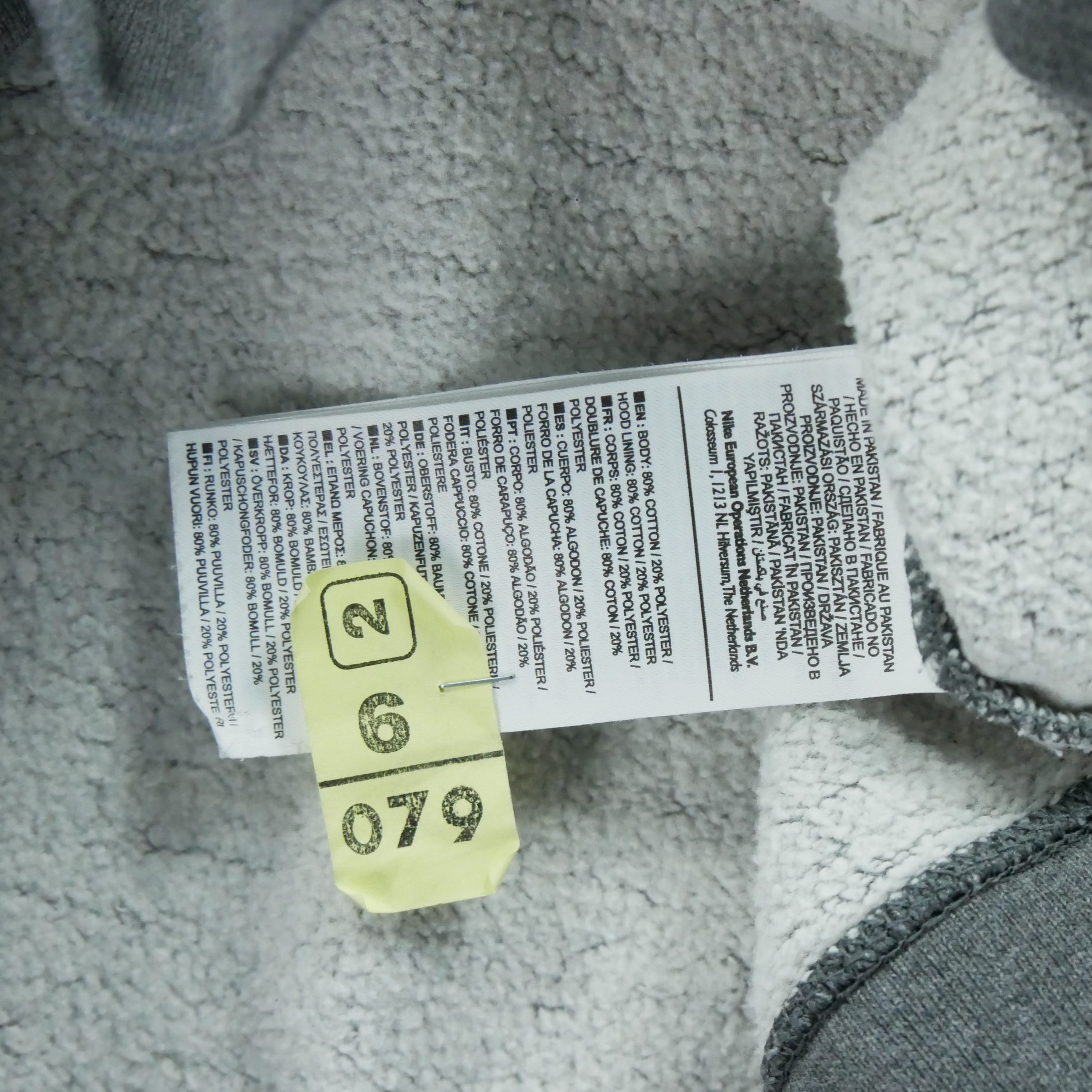 Sweat à capuche Homme  Gris 6