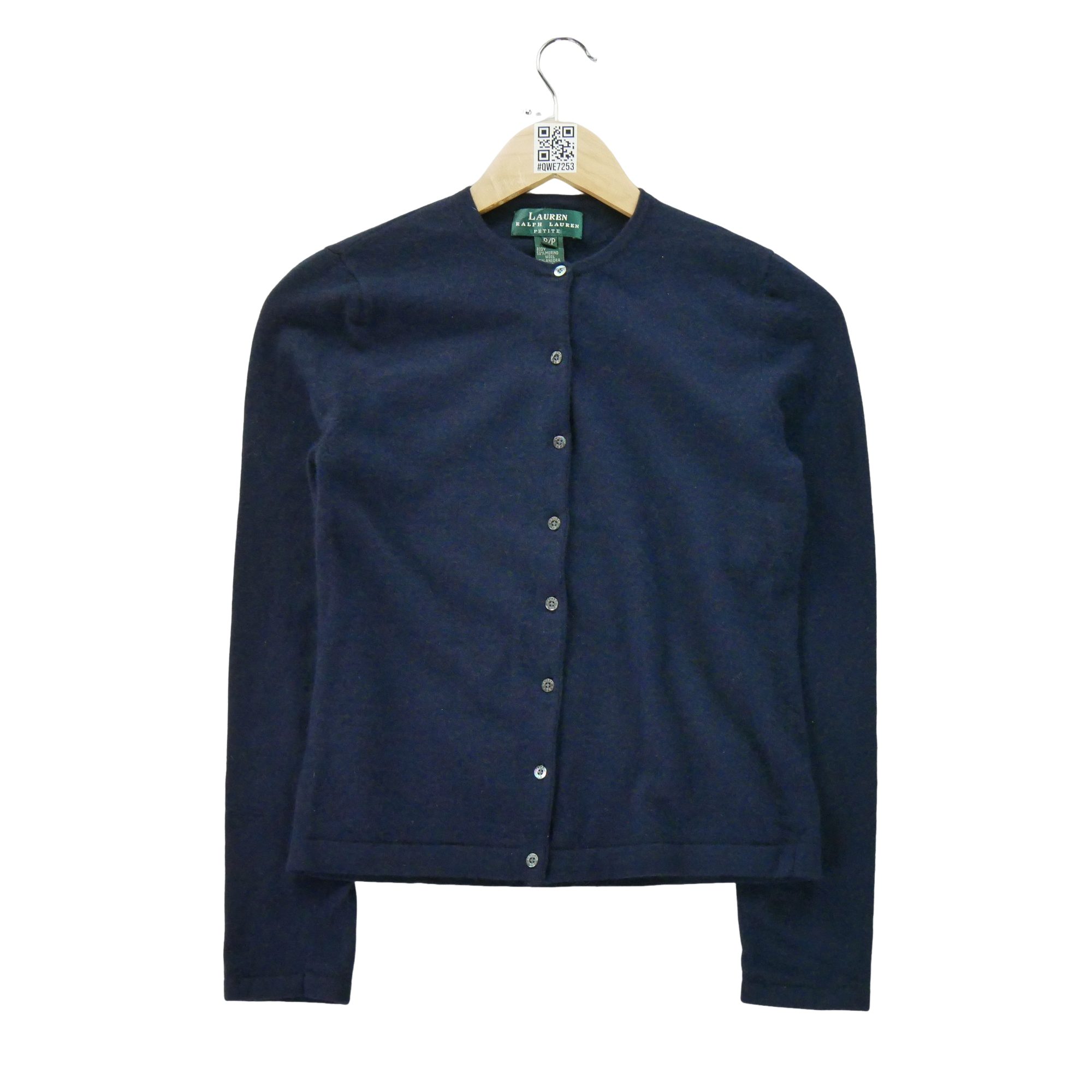Gilet Femme  laine et cachemire Marine 1