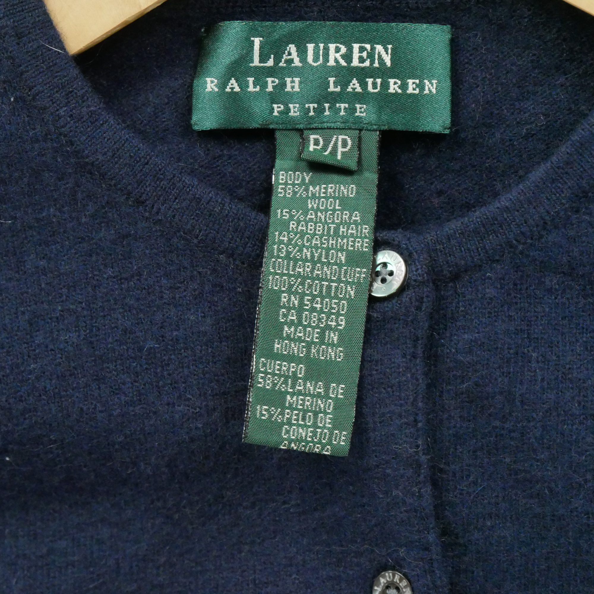 Gilet Femme  laine et cachemire Marine 4